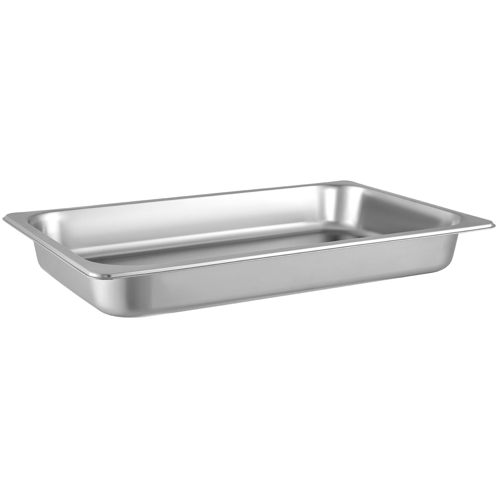 VEVOR Hotel Pans Full Size 2.5 Inch Deep, Steam Table Pan 6 Pack , 22 Gauge/0.8mm Thick Stainless Steel Hotel Pan Anti Jam Steam Table Pan 10