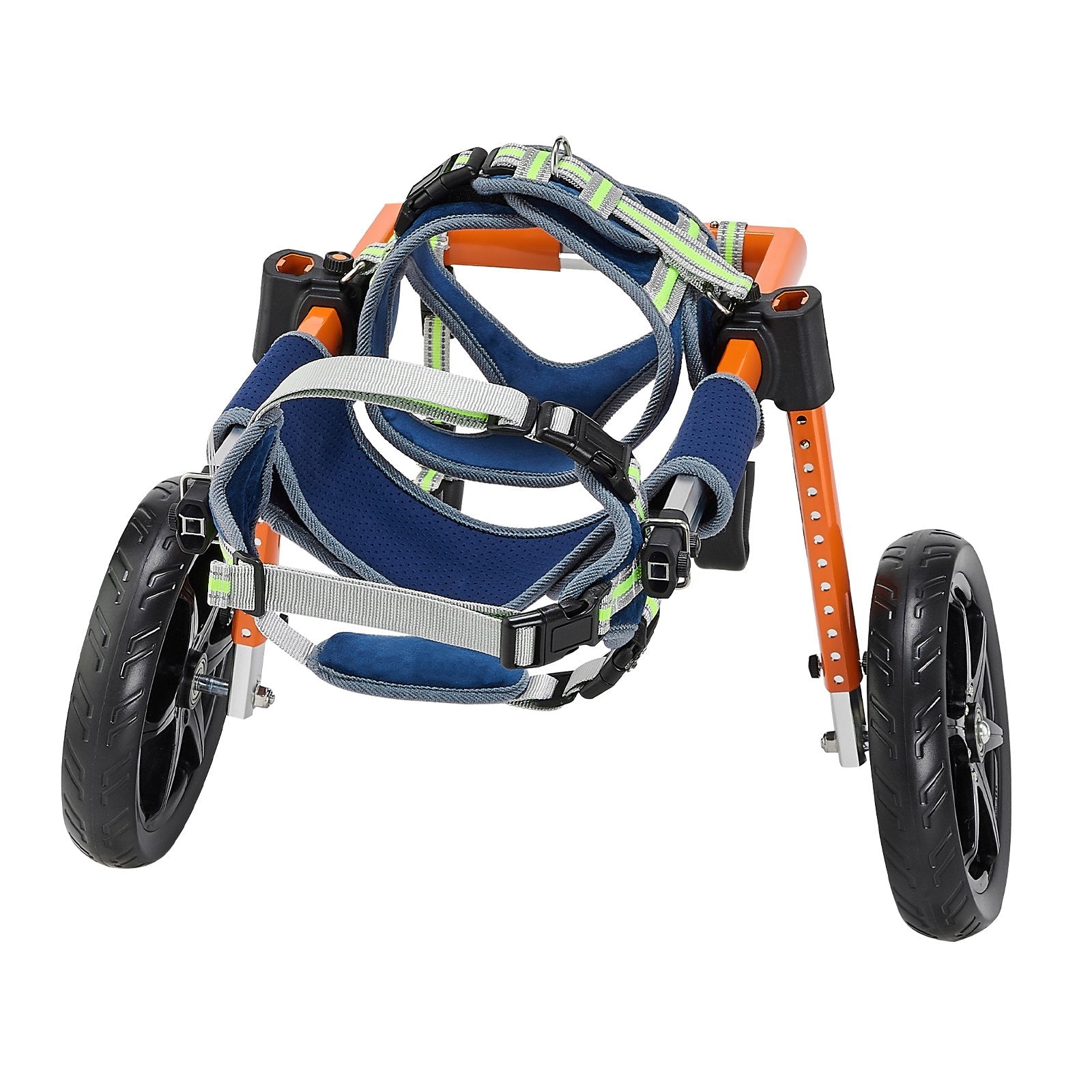 VEVOR Dog Wheelchair for Back Legs, Lightweight 2 Wheels Pet Wheelchair, Height, Width & Length Adjustable, Dog Cart with Shock-Absorbing Wheels, for Injured, Disabled Dogs 15.8-21.7 kg, Medium 10