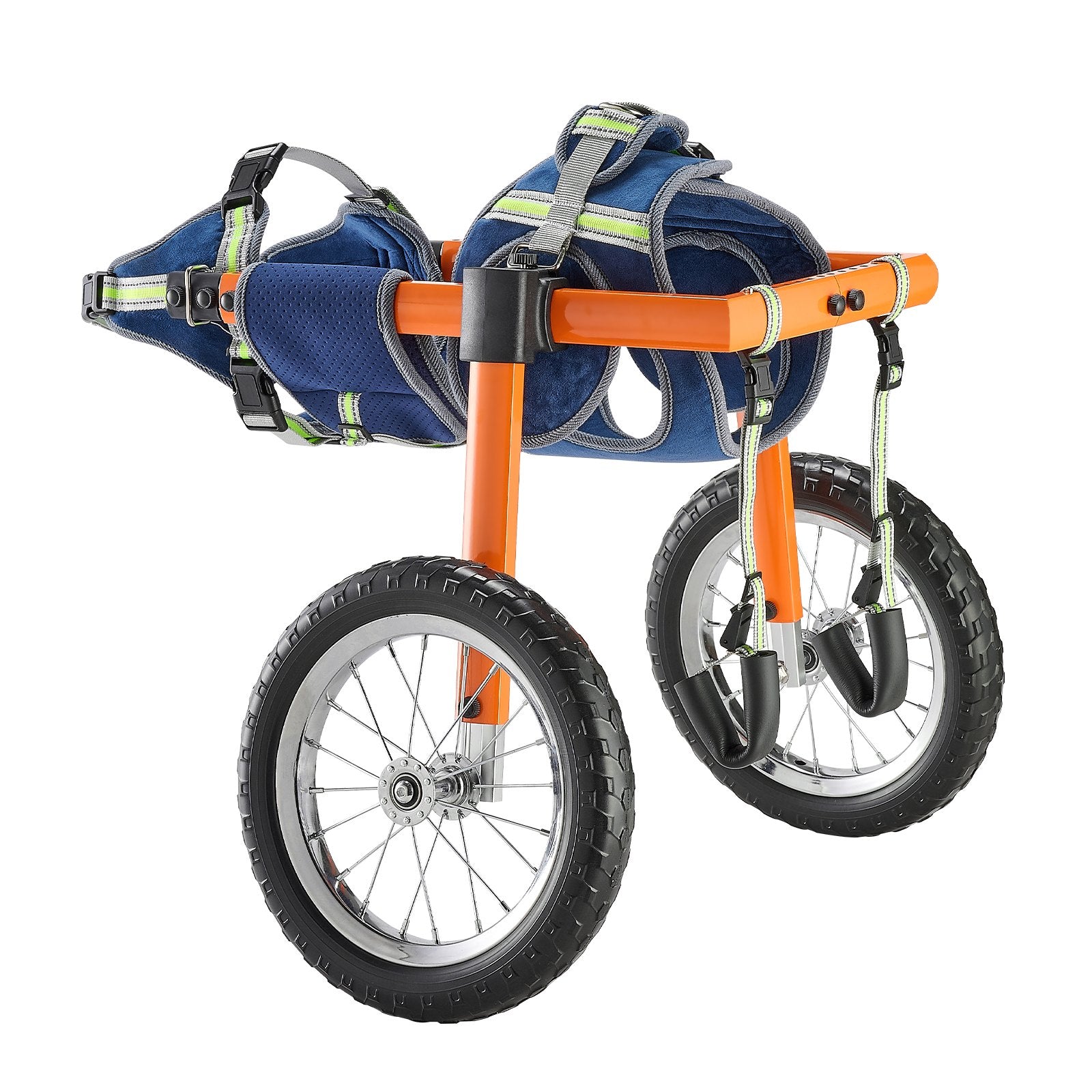 VEVOR Dog Wheelchair for Back Legs, Lightweight 2 Wheels Pet Wheelchair, Height, Width & Length Adjustable, Dog Cart with Shock-Absorbing Wheels, for Injured, Disabled Dogs 21.7-39.9 kg, Large