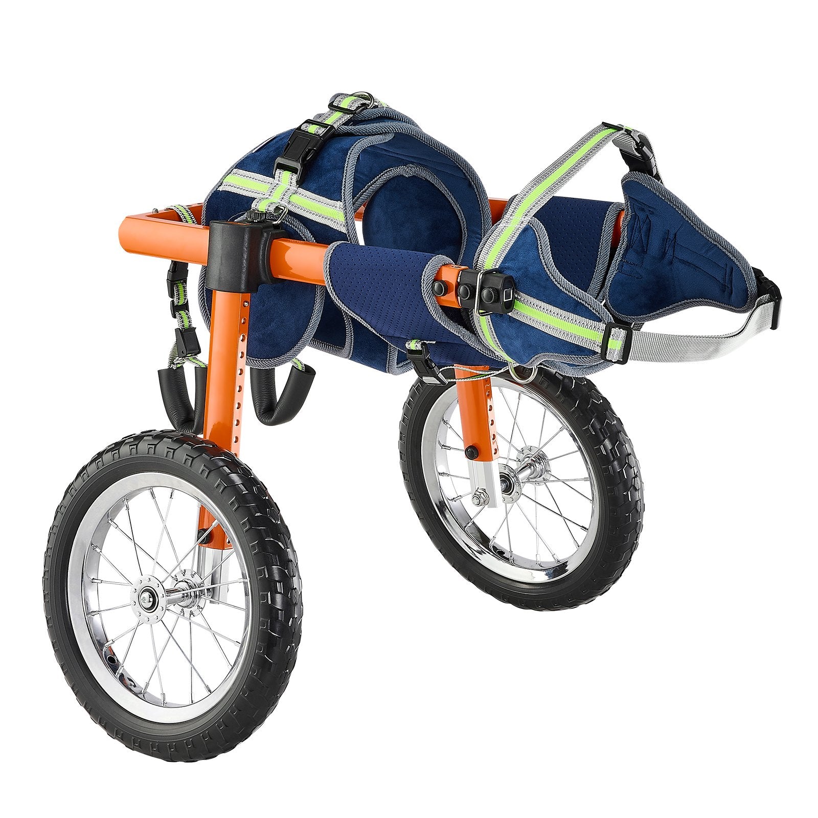 VEVOR Dog Wheelchair for Back Legs, Lightweight 2 Wheels Pet Wheelchair, Height, Width & Length Adjustable, Dog Cart with Shock-Absorbing Wheels, for Injured, Disabled Dogs 21.7-39.9 kg, Large 9