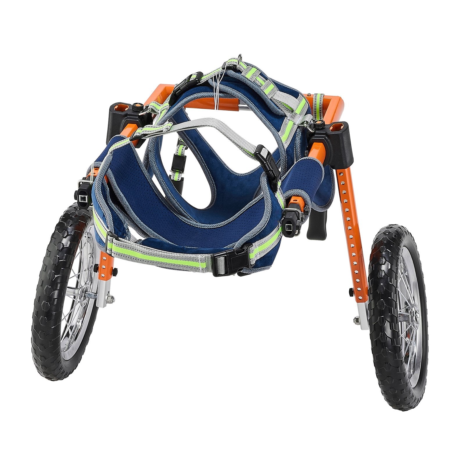VEVOR Dog Wheelchair for Back Legs, Lightweight 2 Wheels Pet Wheelchair, Height, Width & Length Adjustable, Dog Cart with Shock-Absorbing Wheels, for Injured, Disabled Dogs 21.7-39.9 kg, Large 10