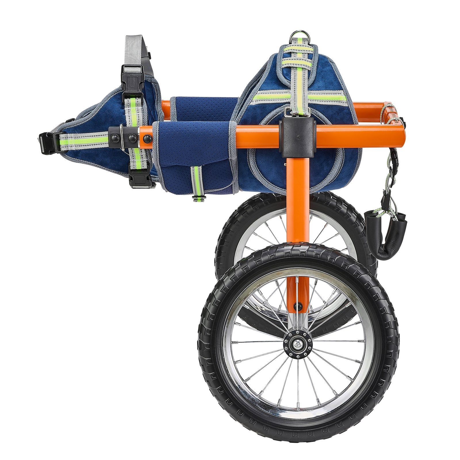 VEVOR Dog Wheelchair for Back Legs, Lightweight 2 Wheels Pet Wheelchair, Height, Width & Length Adjustable, Dog Cart with Shock-Absorbing Wheels, for Injured, Disabled Dogs 21.7-39.9 kg, Large 11