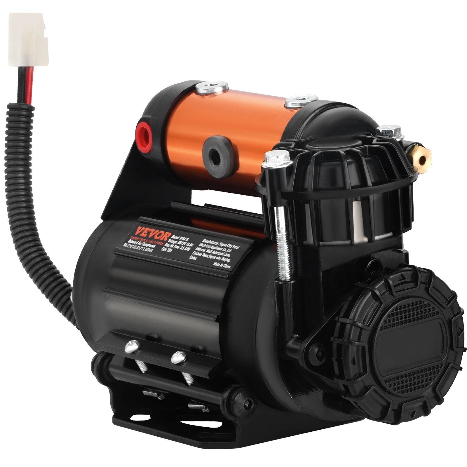 VEVOR Onboard Air Compressor Kit 150PSI Offroad Air Compressor Portable Tire Inflator Heavy Duty 3.5CFM Air Pump for Jeep SUV 4x4 Vehicle Compatibility with Air tools, Air horns, Lockers 8