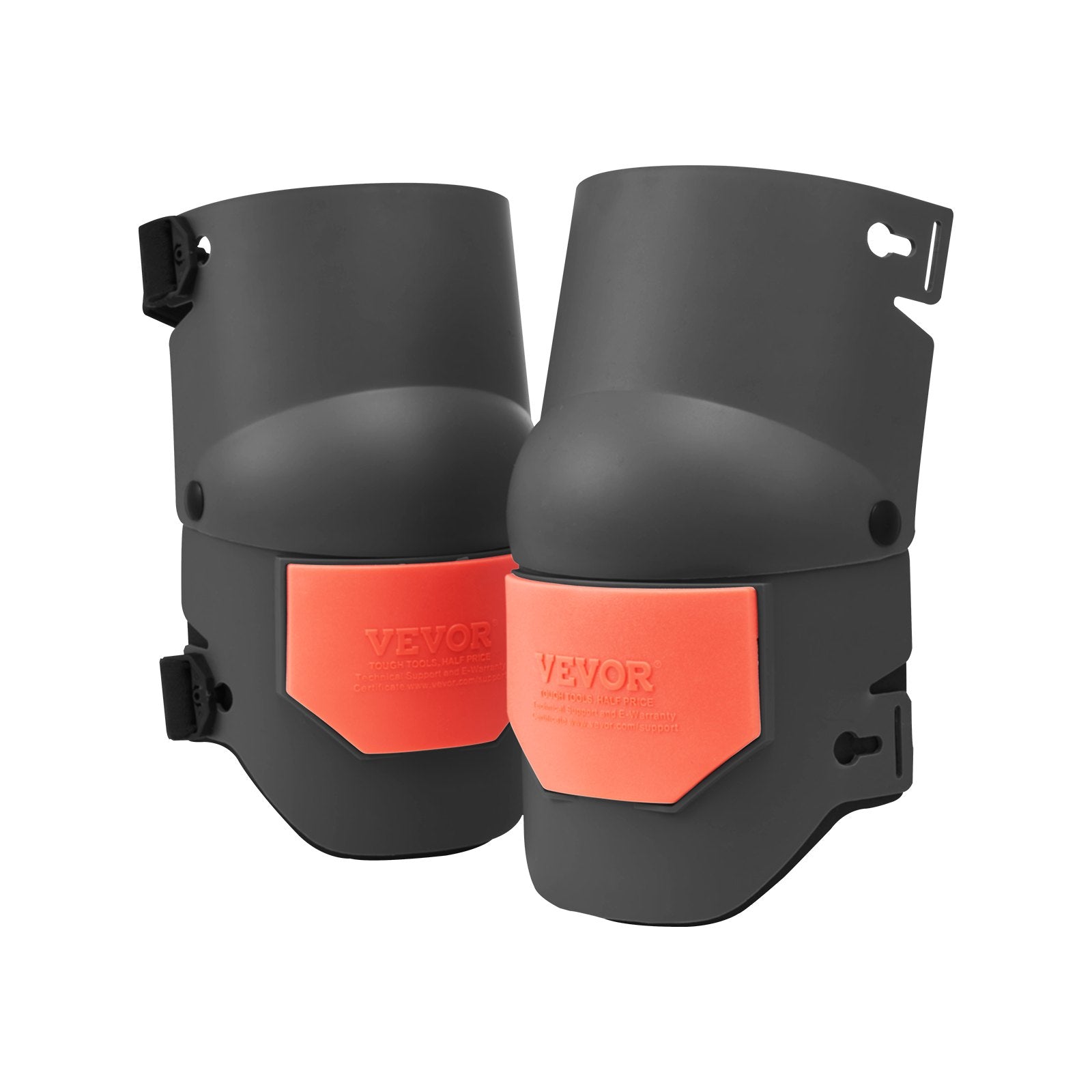 VEVOR Knee Pads for Work, Extra Thick Construction Knee Pads with Foam Cushion - Pro Protection & Comfort, Work Knee Pads|Gardening Knee Pads|Flooring Knee Pads| for Men & Women, Black and Orange 9