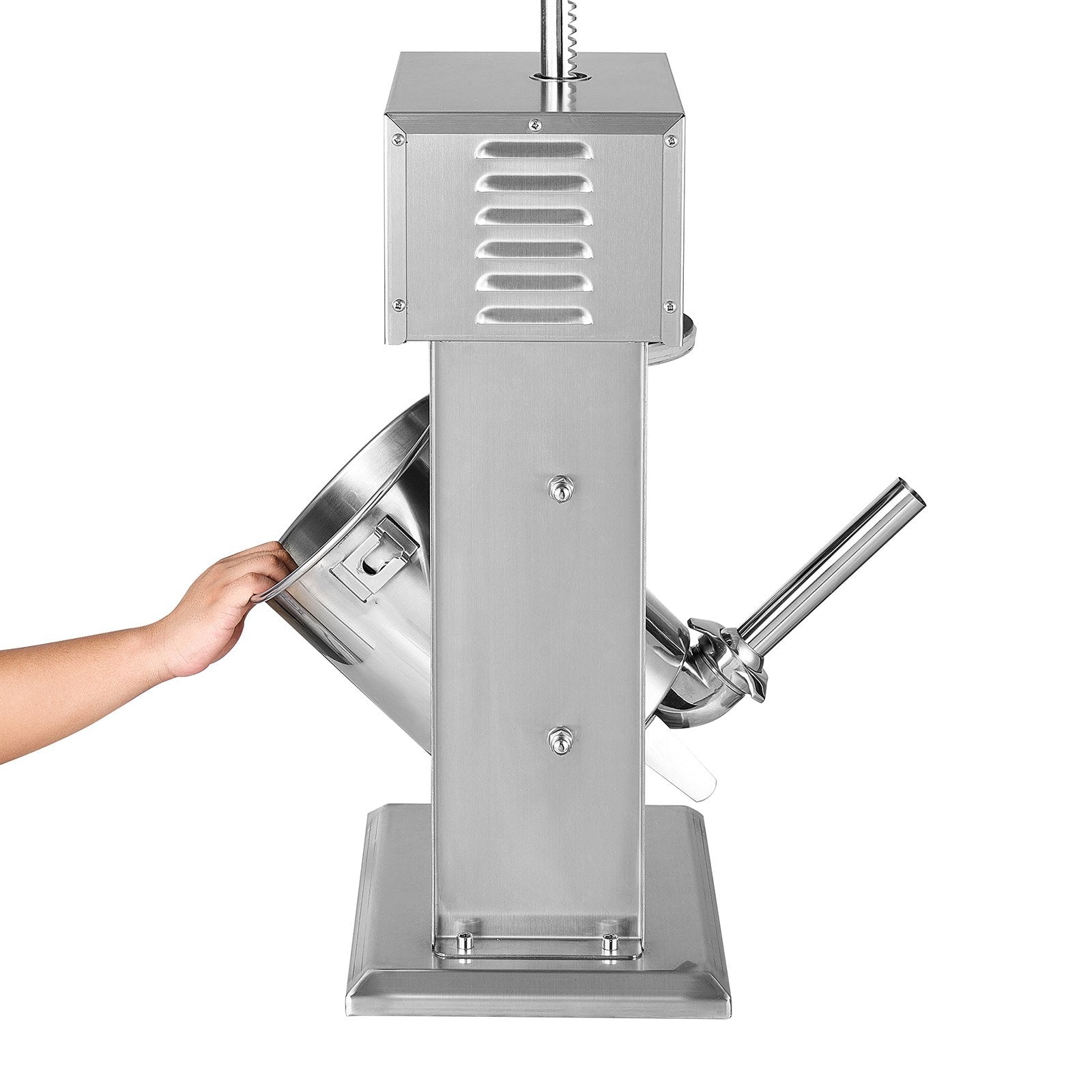 VEVOR Electric Sausage Stuffer, 22 LBS / 10 L Vertical Meat Stuffer, Stepless Speed Control and Foot Pedal, Stainless Steel Heavy Duty Sausage Filler with 4 Stuffing Tubes, for Commercial & Home Use 11