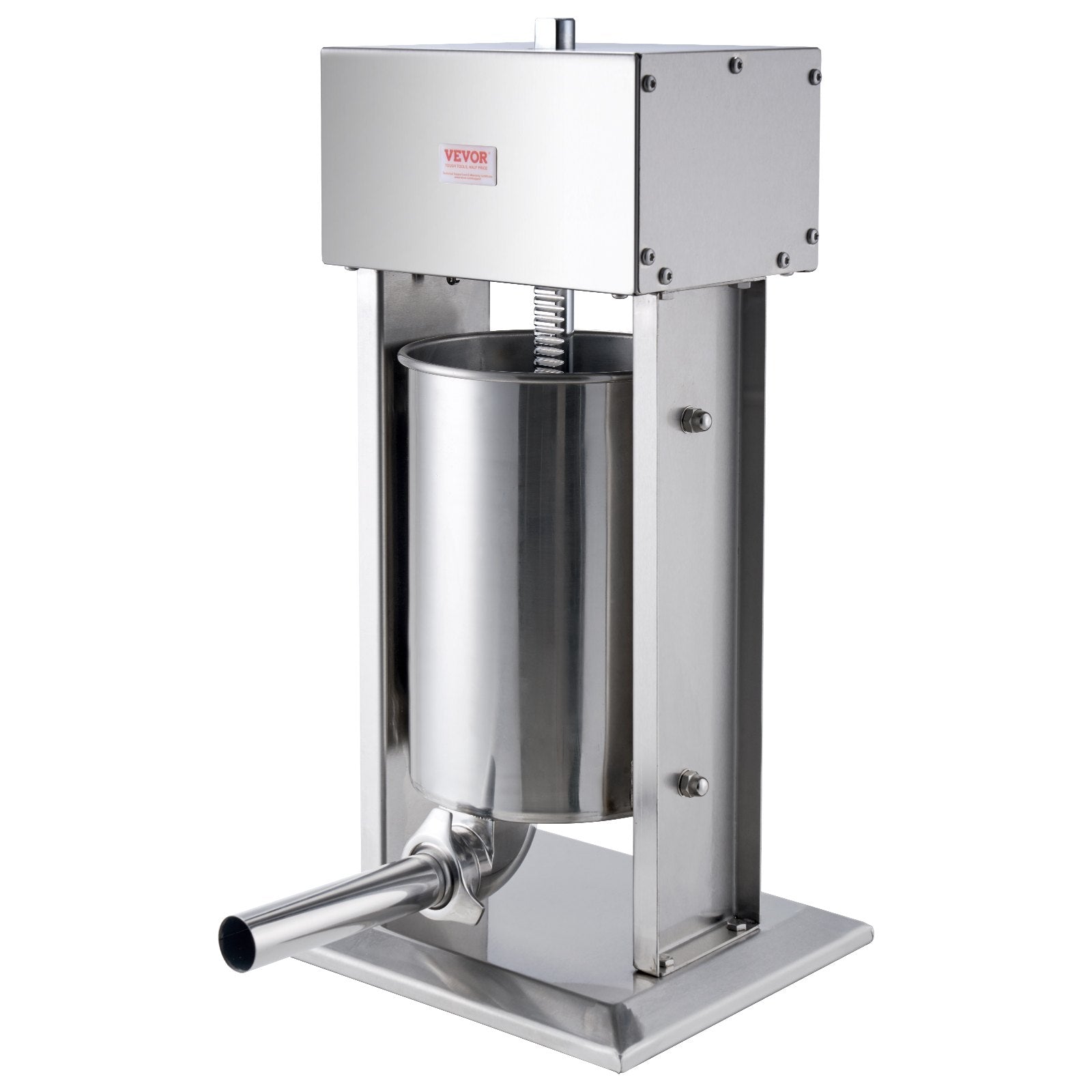 VEVOR Electric Sausage Stuffer, 12 L / 25 LBS Vertical Meat Stuffer, 200W Motor, Stepless Speed Control and Foot Pedal, Made of Food-grade 304 Stainless Steel, 5 Stuffing Tubes for Home, Commercial 11