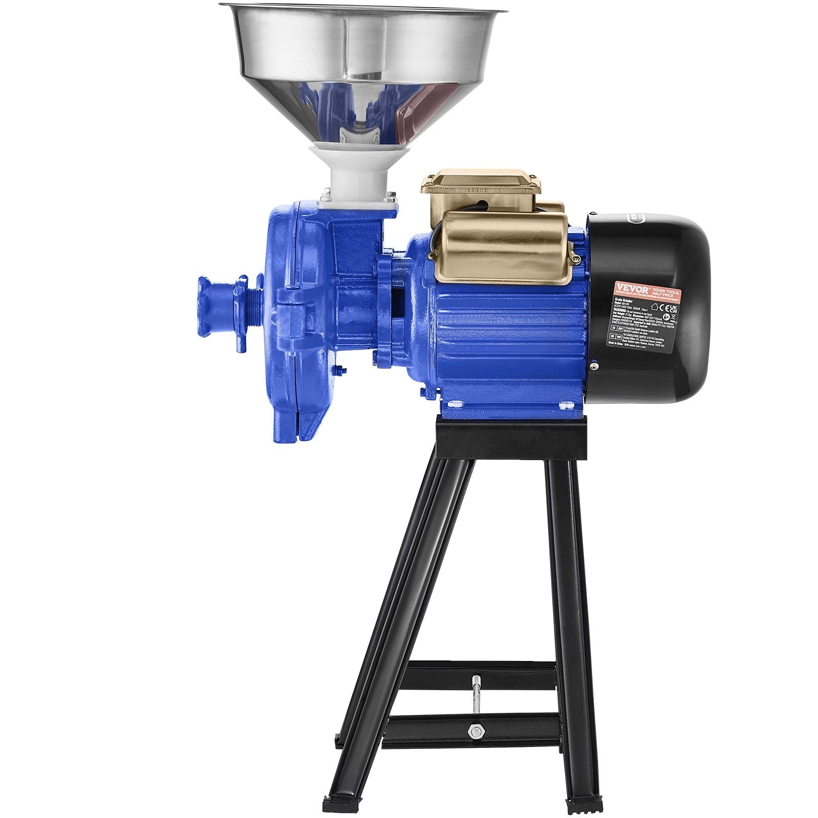 VEVOR 3000W Electric Grain Grinder Corn Wheat Flour Cereal Mill Dry Grinder 10