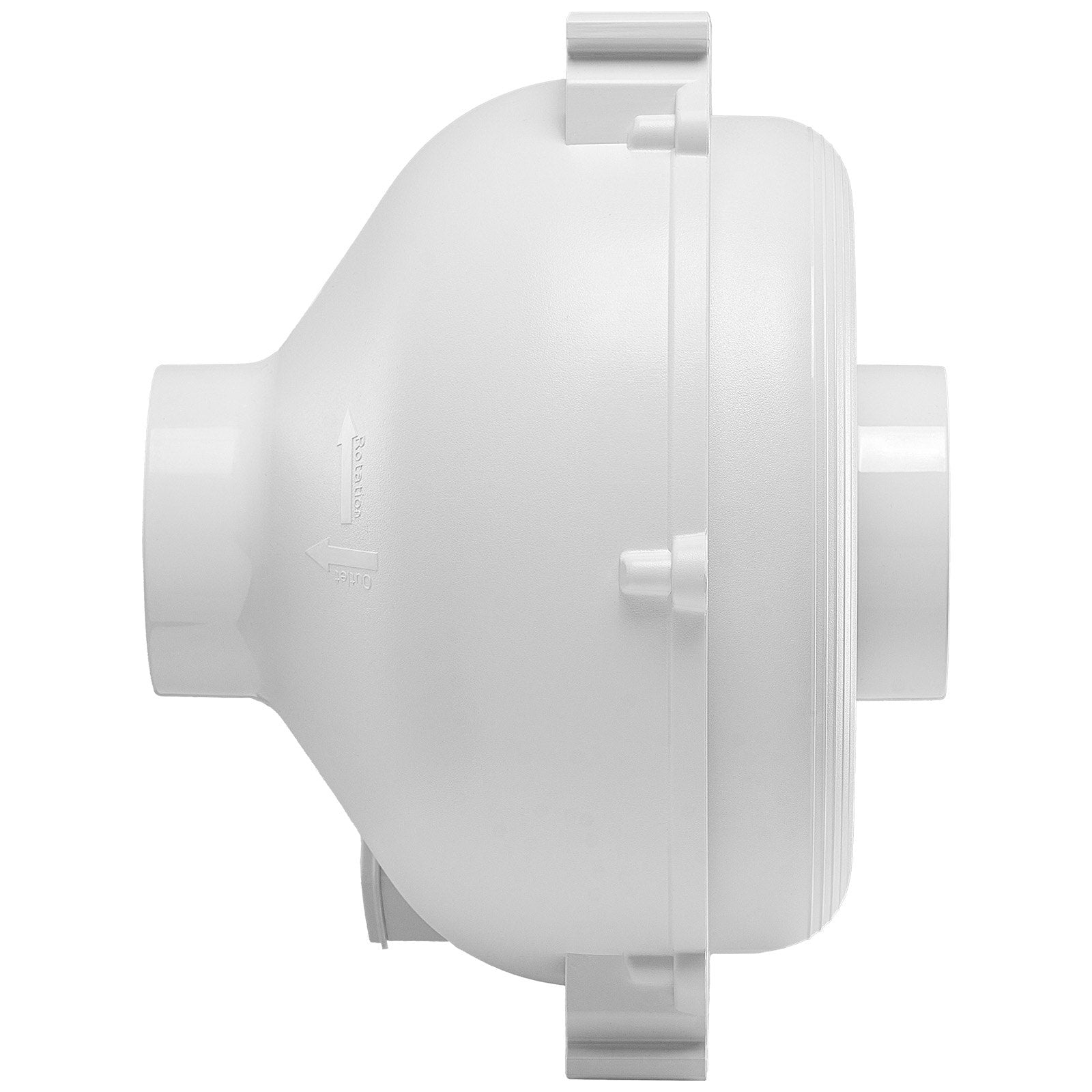 VEVOR 4" to 4.5" Radon Mitigation Fan System Quiet 190CFM Inline Duct Waterproof 11