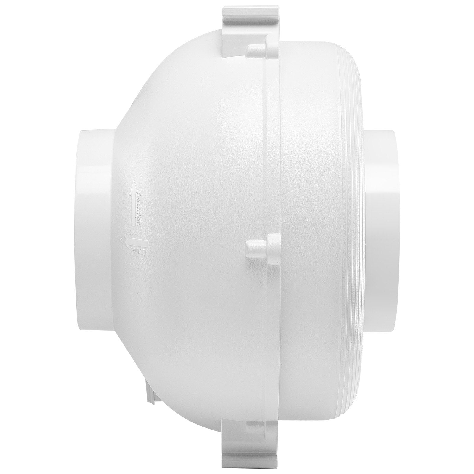VEVOR 4" to 4.5" Radon Mitigation Fan System Quiet 380CFM Inline Duct Waterproof 11