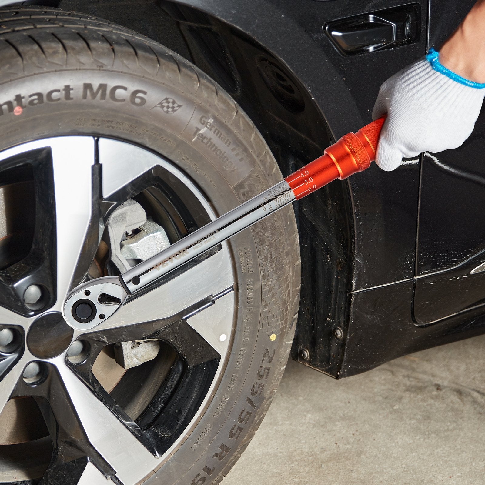 VEVOR Torque Wrench Adjustable Torque Wrench 1/2" Drive 10-150ft.lb/14-204n.m 8