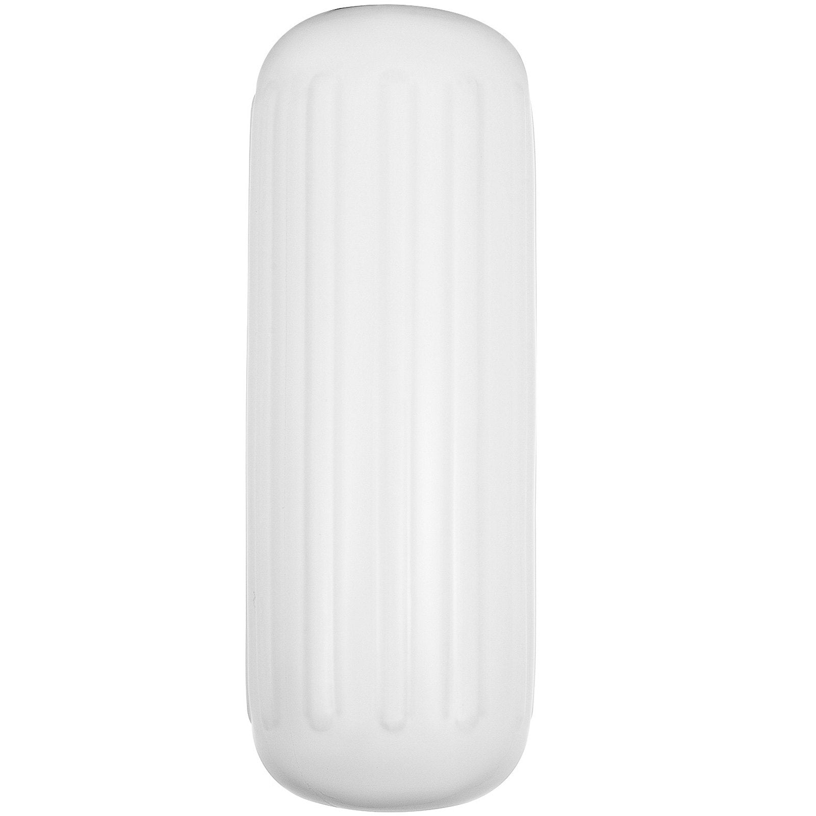 VEVOR 4 Ribbed Boat Fender 10" x 28" White Center Hole Bumper Mooring Protection 10