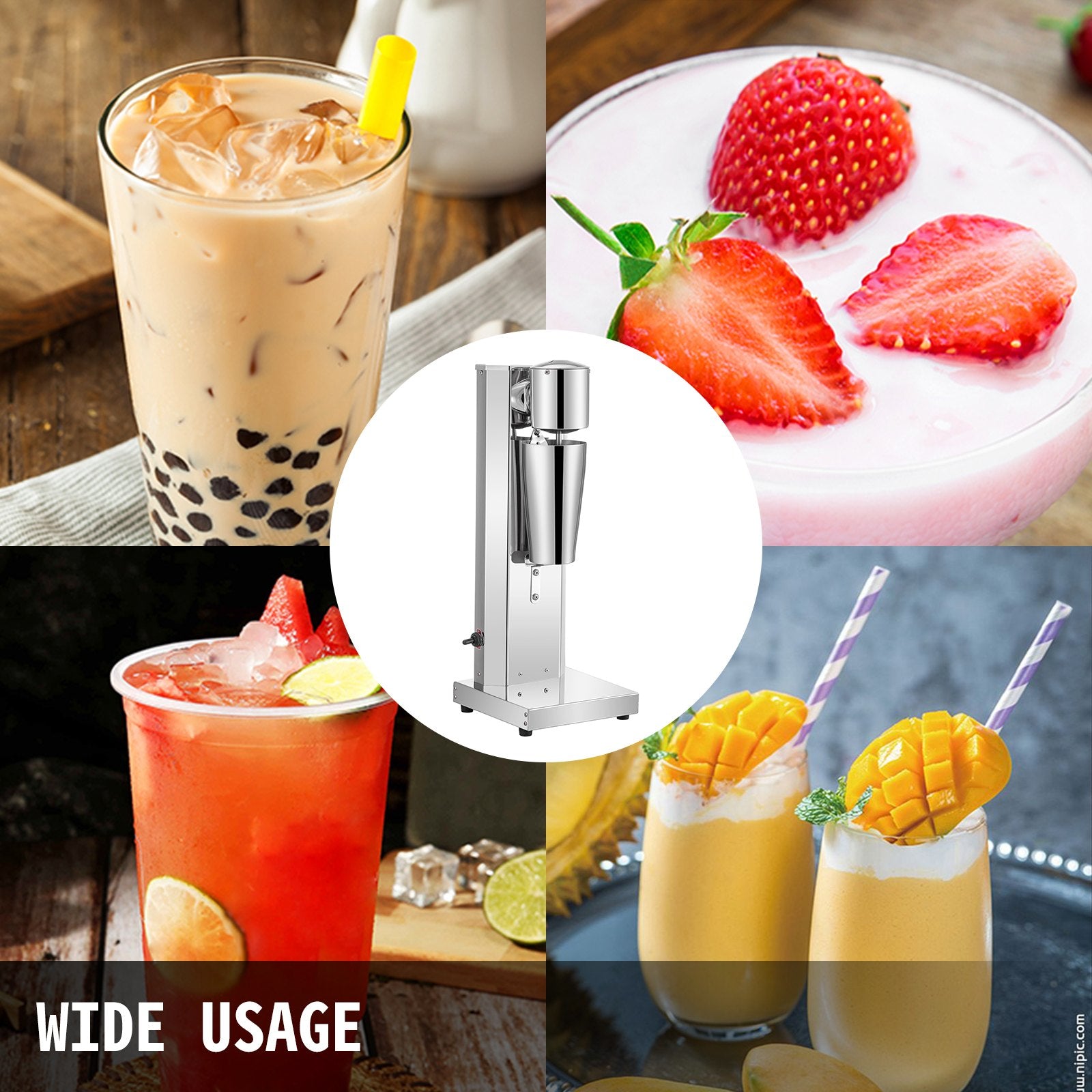 Vevor Milkshake Maker Kit, Electric Milkshake Maker, Stainless Steel Milkshake Machine 7