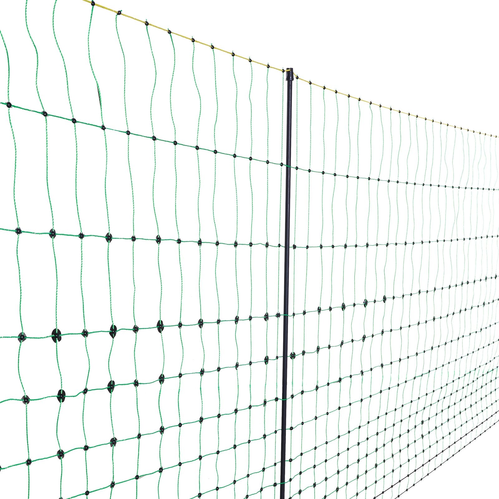VEVOR Electric Fence Netting, 0.88 x 49.98 m, PE Net Fencing with Posts & Double-Spiked Stakes, Utility Portable Mesh for Goats, Sheep, Lambs, Deer, Hogs, Dogs, Used in Backyards, Farms, and Ranches 9