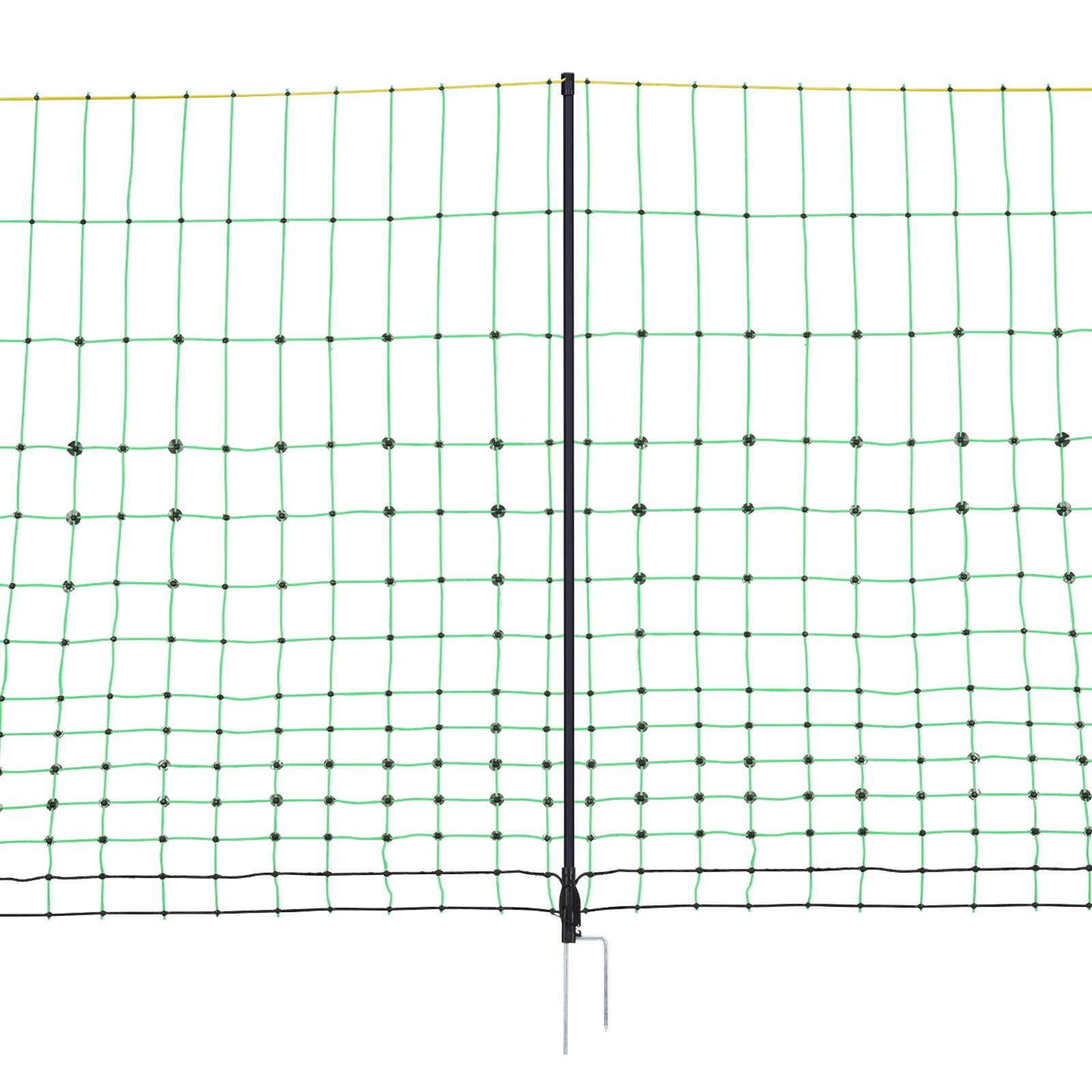 VEVOR Electric Fence Netting, 0.88 x 49.98 m, PE Net Fencing with Posts & Double-Spiked Stakes, Utility Portable Mesh for Goats, Sheep, Lambs, Deer, Hogs, Dogs, Used in Backyards, Farms, and Ranches 11