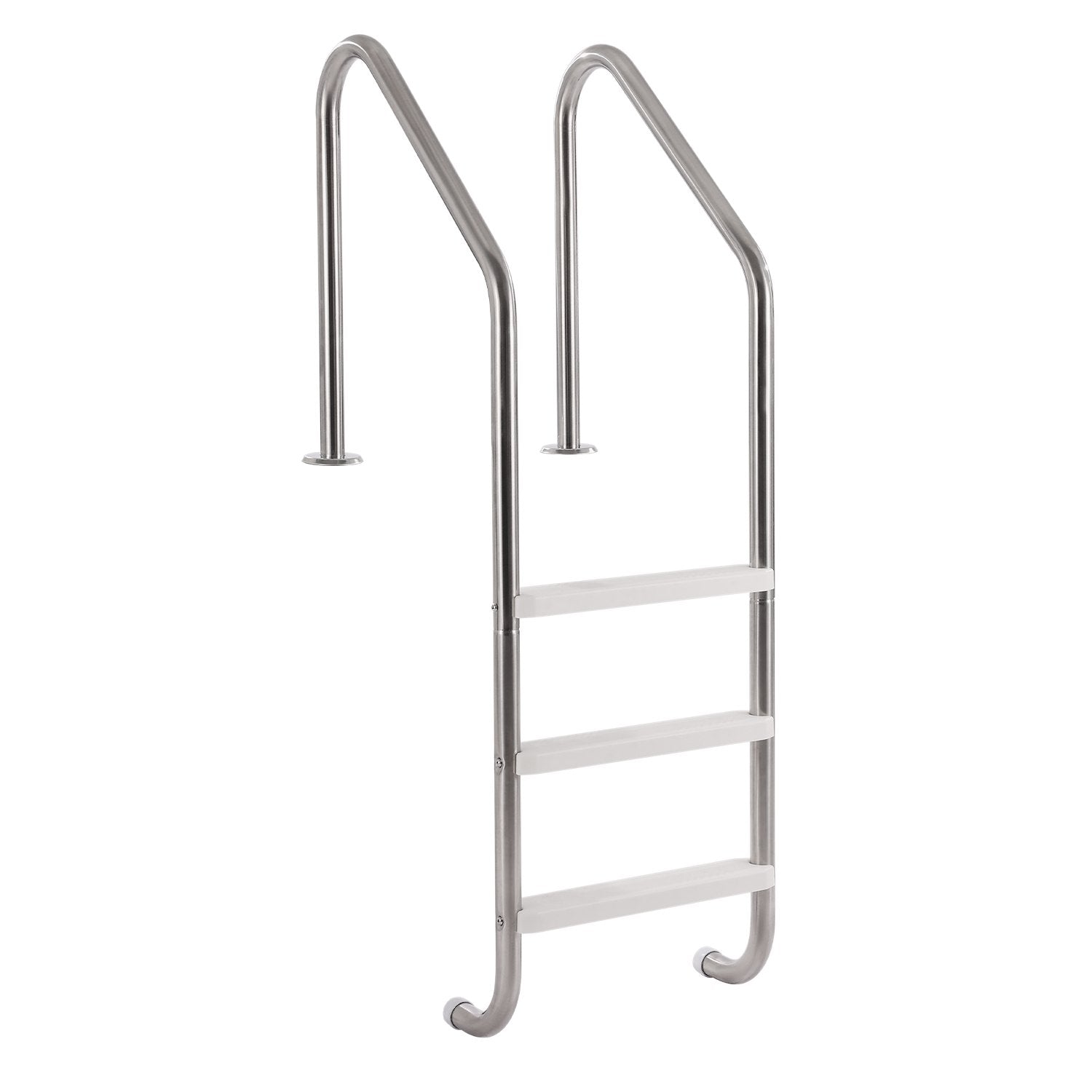 VEVOR Stainless Steel Pool Ladder 3-Step & 2 Handrails for 1219.2-1371.6 mm Pool 11