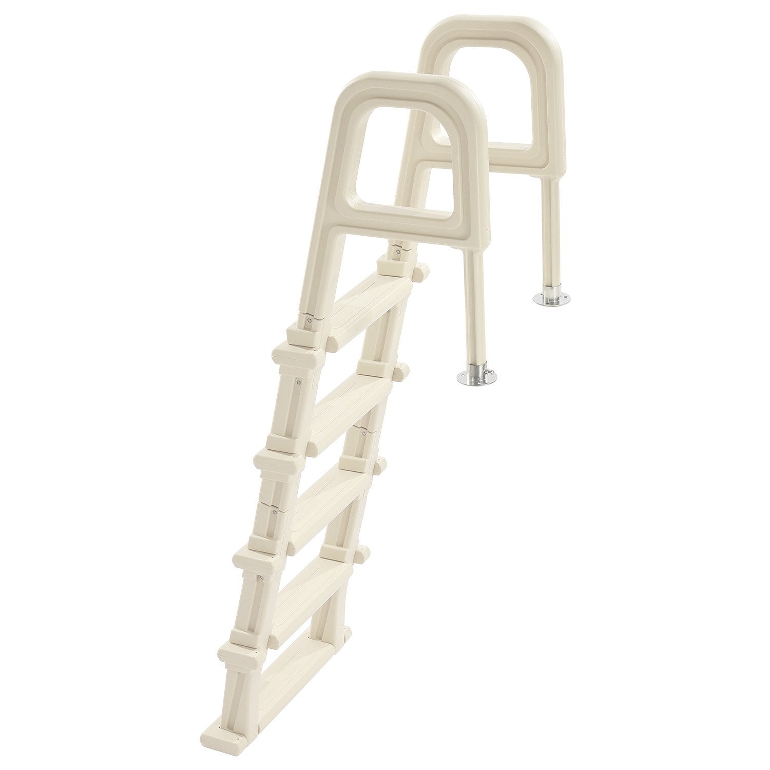 VEVOR 5-Step Inclined Robust Pool Ladder of 2 Handrails for 1219.2-1371.6mm Pool 9
