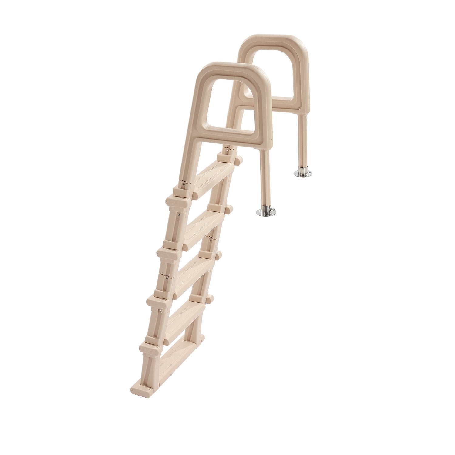 VEVOR 5-Step Inclined Robust Pool Ladder of 2 Handrails for 1219.2-1371.6mm Pool 9