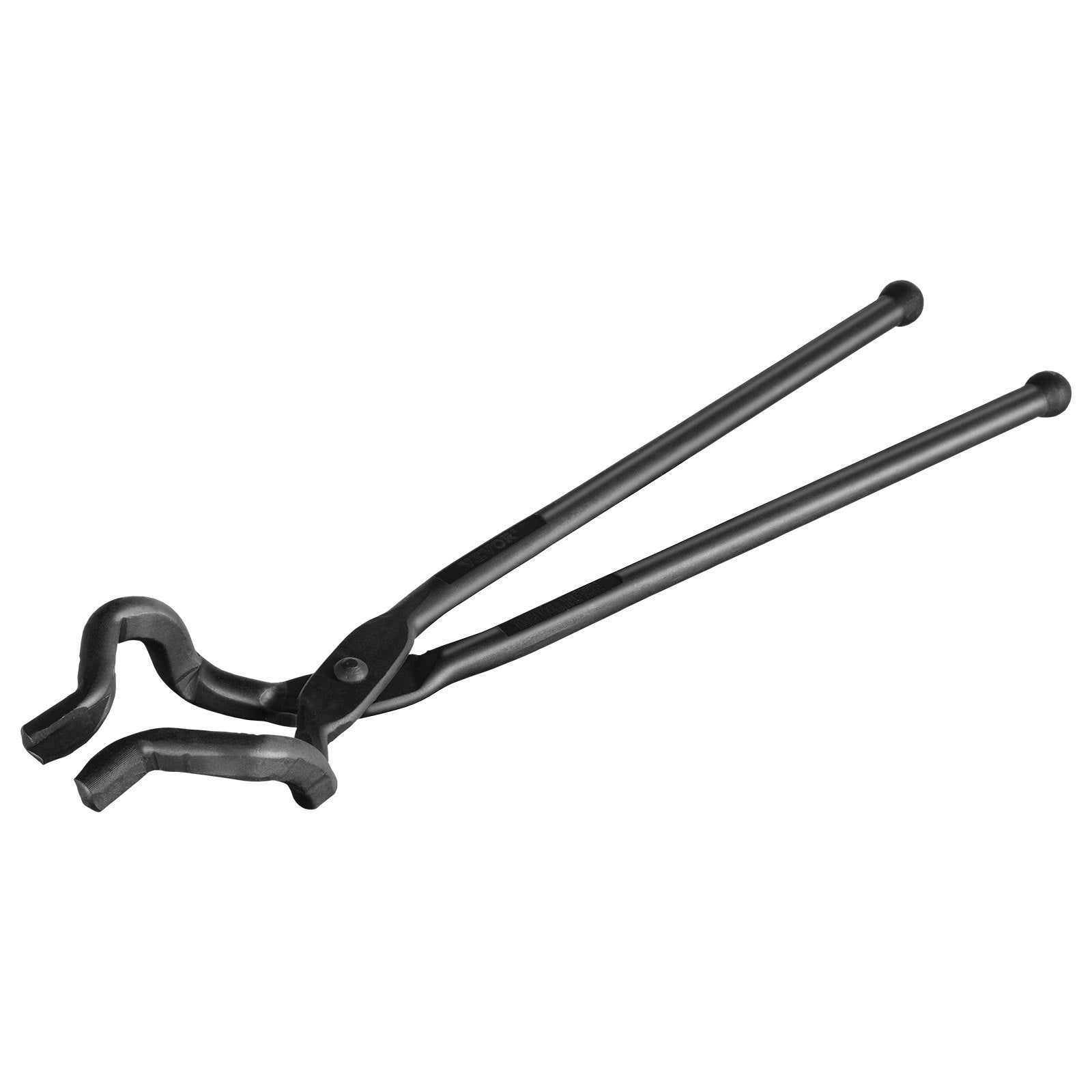 VEVOR Blacksmith Tongs, 463mm Z V-Bit Tongs, Carbon Steel Forge Tongs with A3 Steel Rivets, for Knife Blades, Long Pieces, Circular Forgings, for Beginner and Seasoned Blacksmiths and Bladesmiths 10