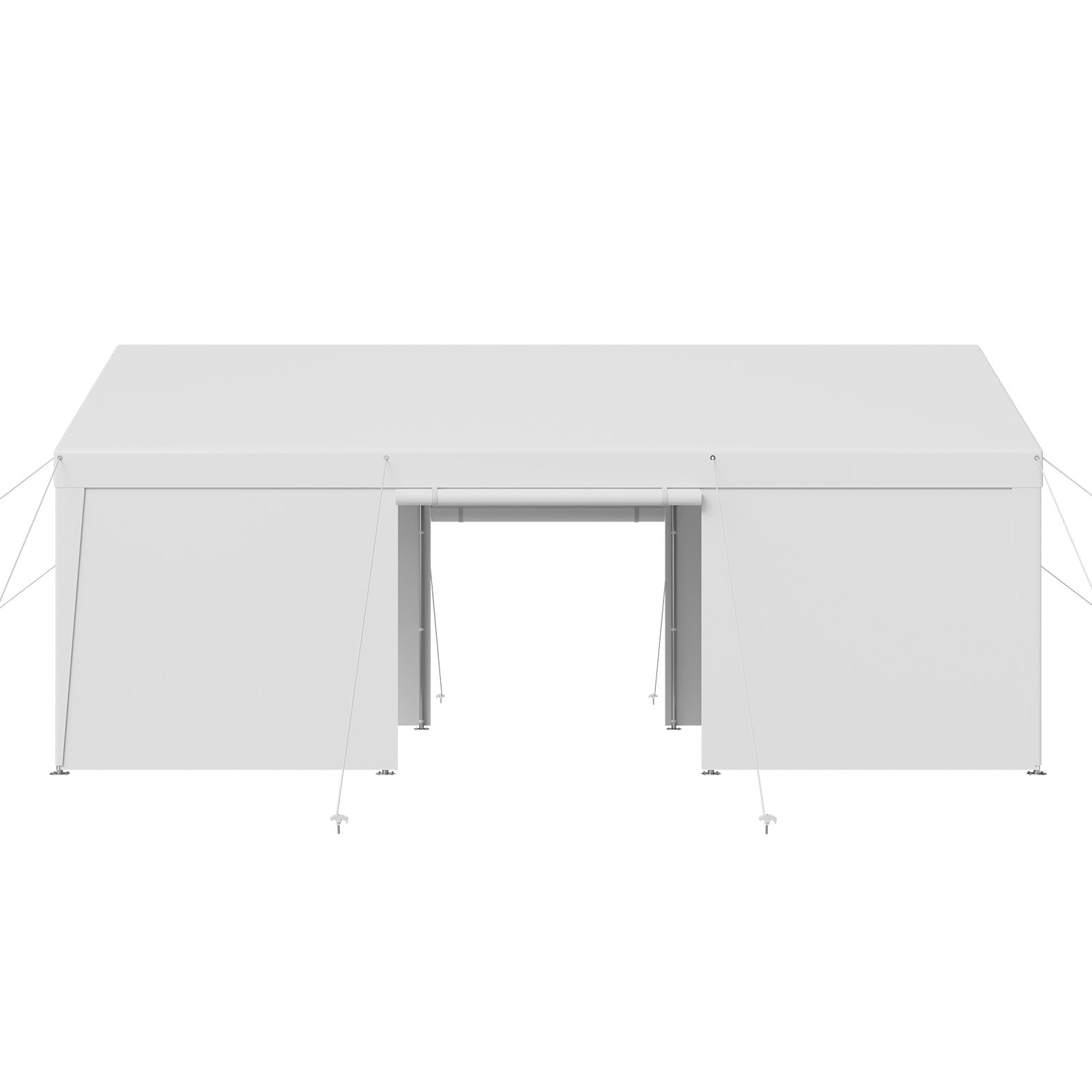 VEVOR Carport Car Canopy 10x20FT Heavy Duty Car Shelter with Sidewalls White 11
