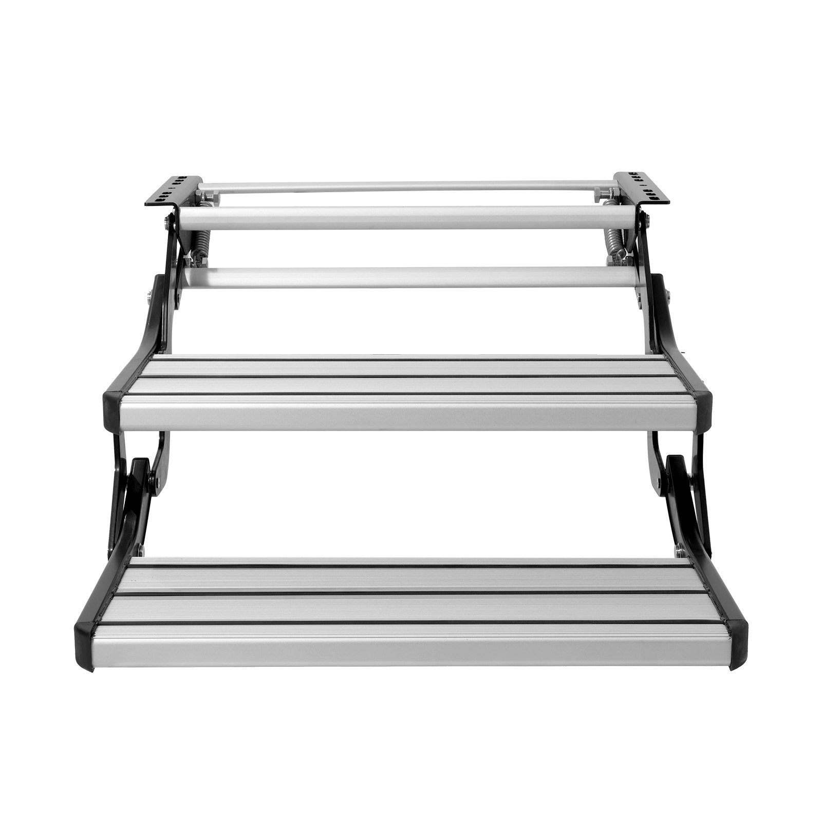 VEVOR RV Steps, 2-Step, Manual Retractable RV Stairs, Foldable, 440 LBS Load Capacity, Aluminum Alloy Steps, Thickened Steel Plate, Non-Slip Steps for Safe Entry and Exit, RV, Trailer, Camper Steps 11