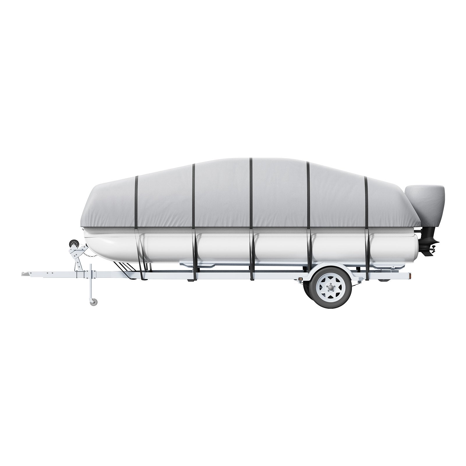 VEVOR Pontoon Boat Cover 800D Waterproof Trailerable 23-24 ft with Storage Bag 10