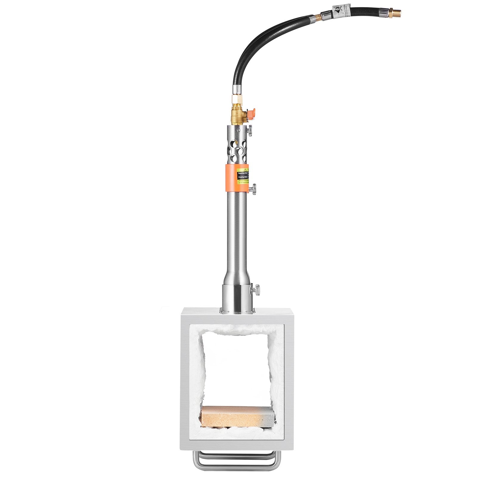 VEVOR Portable Propane Forge 2 Burner Farrier Forge Knife Metal Square 11