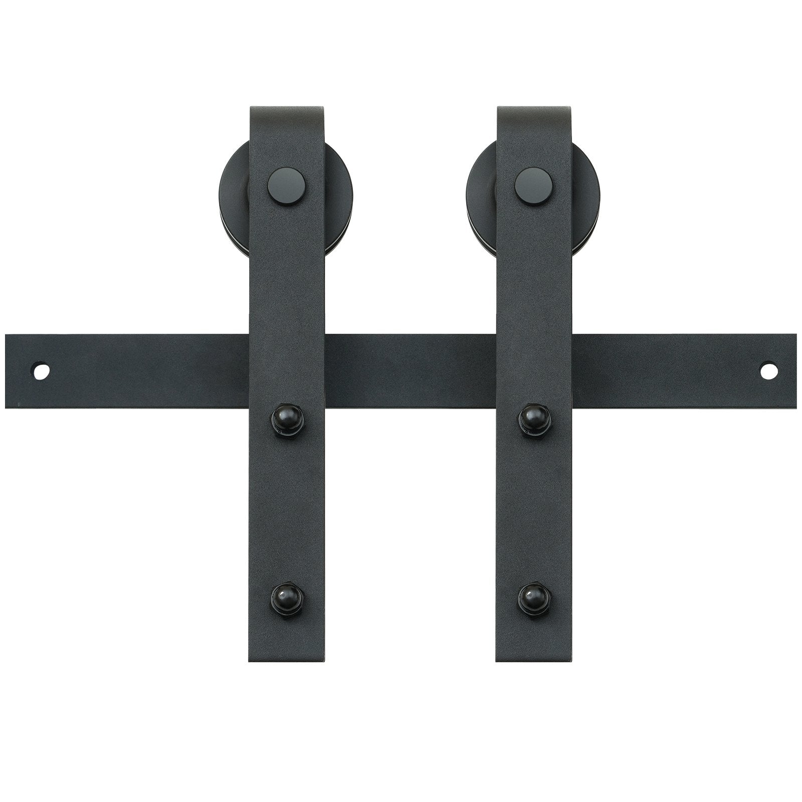 VEVOR 8FT Sliding Barn Door Hardware Closet Track Kit for Single Door J Hanger 10