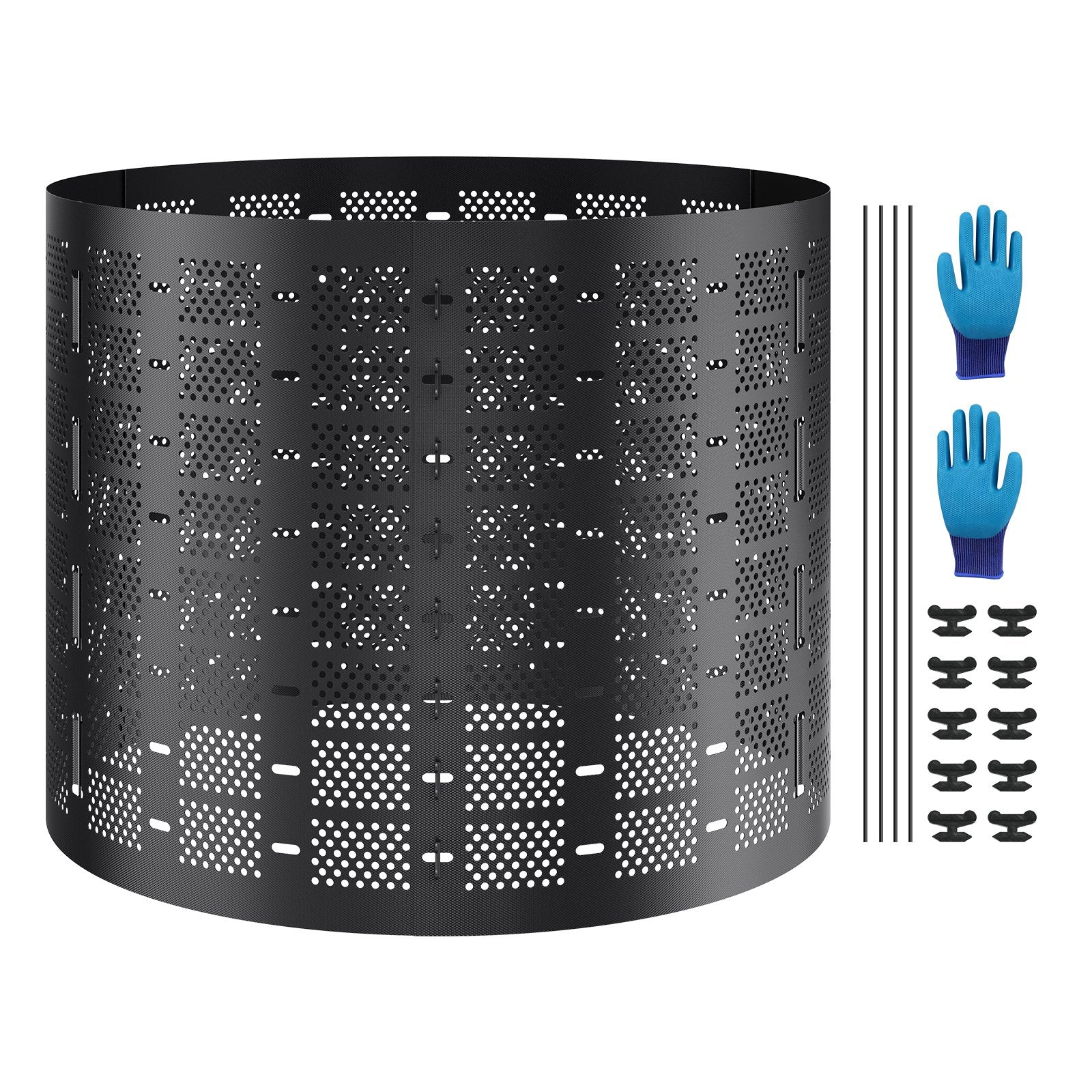 VEVOR Compost Bin 1000 L, Outdoor Expandable Composter, Easy to Setup & Large Capacity Composting Bin, Fast Creation of Fertile Soil 9