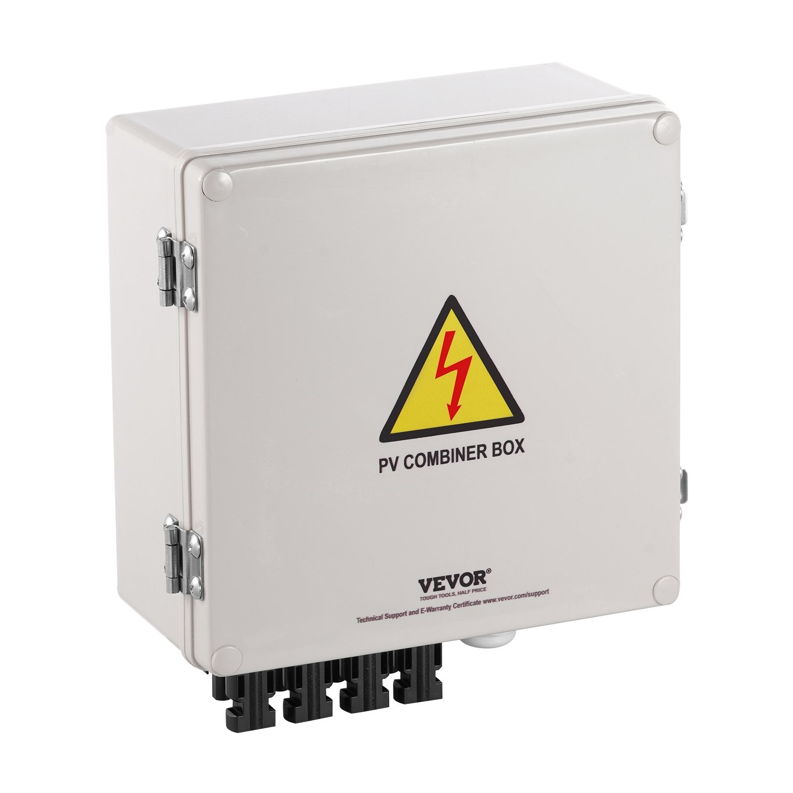 VEVOR Solar PV Combiner Box 4 String 10A for Solar Panel System ABS Case IP65 11