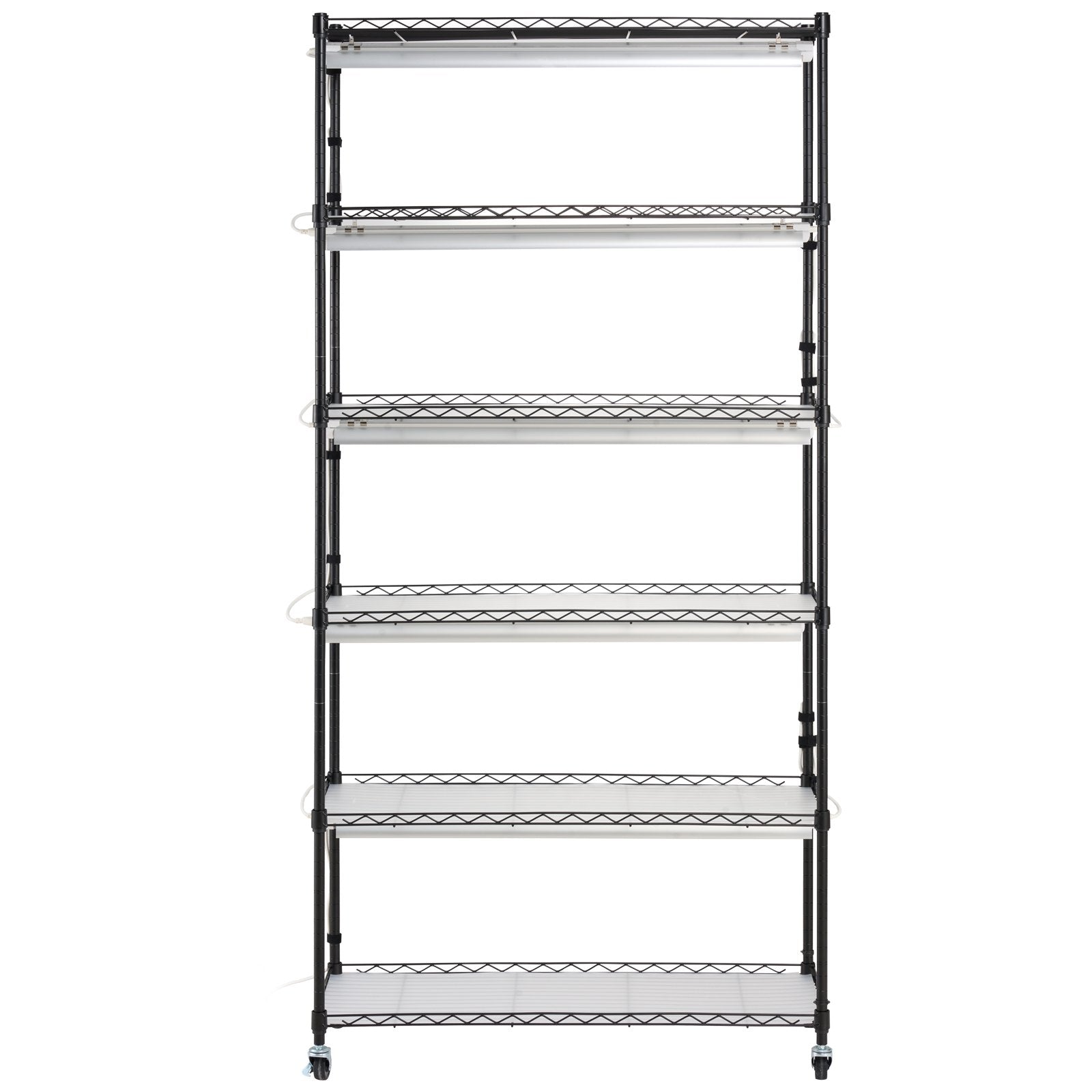 VEVOR Plant Stand with Grow Light 6 Tiers 180W 180 cm  Indoor Plant Grow Shelf 10