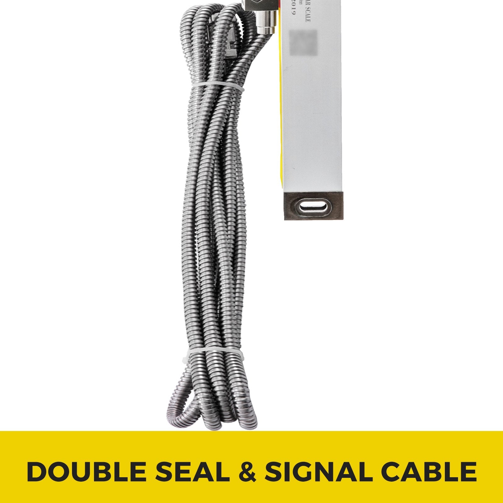 VEVOR Lathe Linear Scale 150 mm Linear Glass Scale, High Accuracy 0.0002" Optical Length, Precision Linear Scale, Aluminum Body for Drilling, Grinding, Mill Milling Lathe machine with Accessories 4