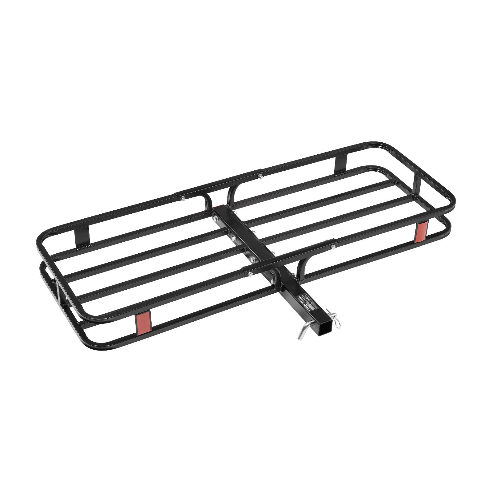 VEVOR 53" x 19" x 5", Hitch Cargo Carrier, 500 lbs Capacity Hitch Cargo Carrier with Hitch Stabilizer & Ratchet Straps, Hitch Mount Cargo Carrier with Cargo Net with Hook, Fit for SUVs 9