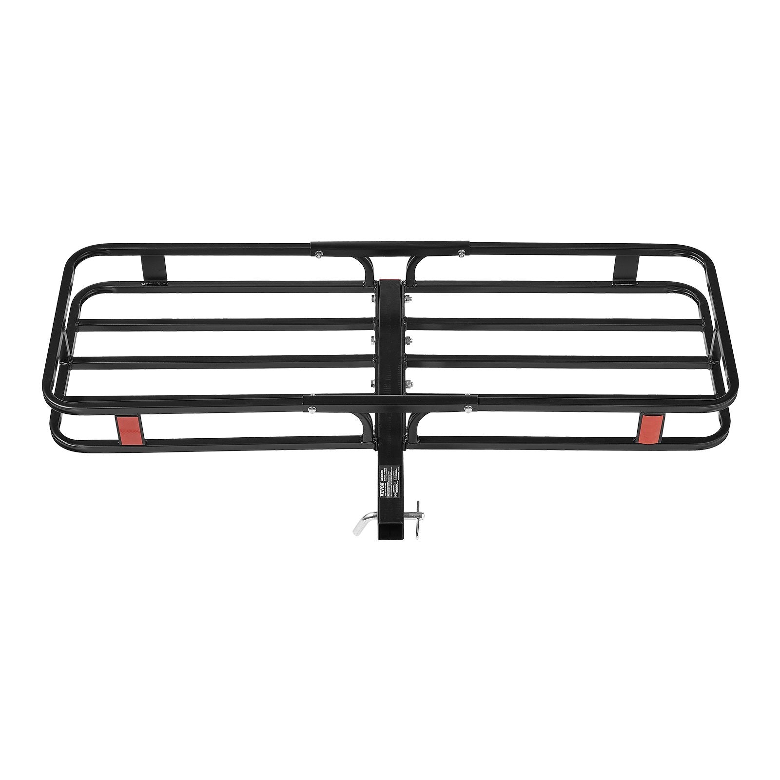 VEVOR 53" x 19" x 5", Hitch Cargo Carrier, 500 lbs Capacity Hitch Cargo Carrier with Hitch Stabilizer & Ratchet Straps, Hitch Mount Cargo Carrier with Cargo Net with Hook, Fit for SUVs 10