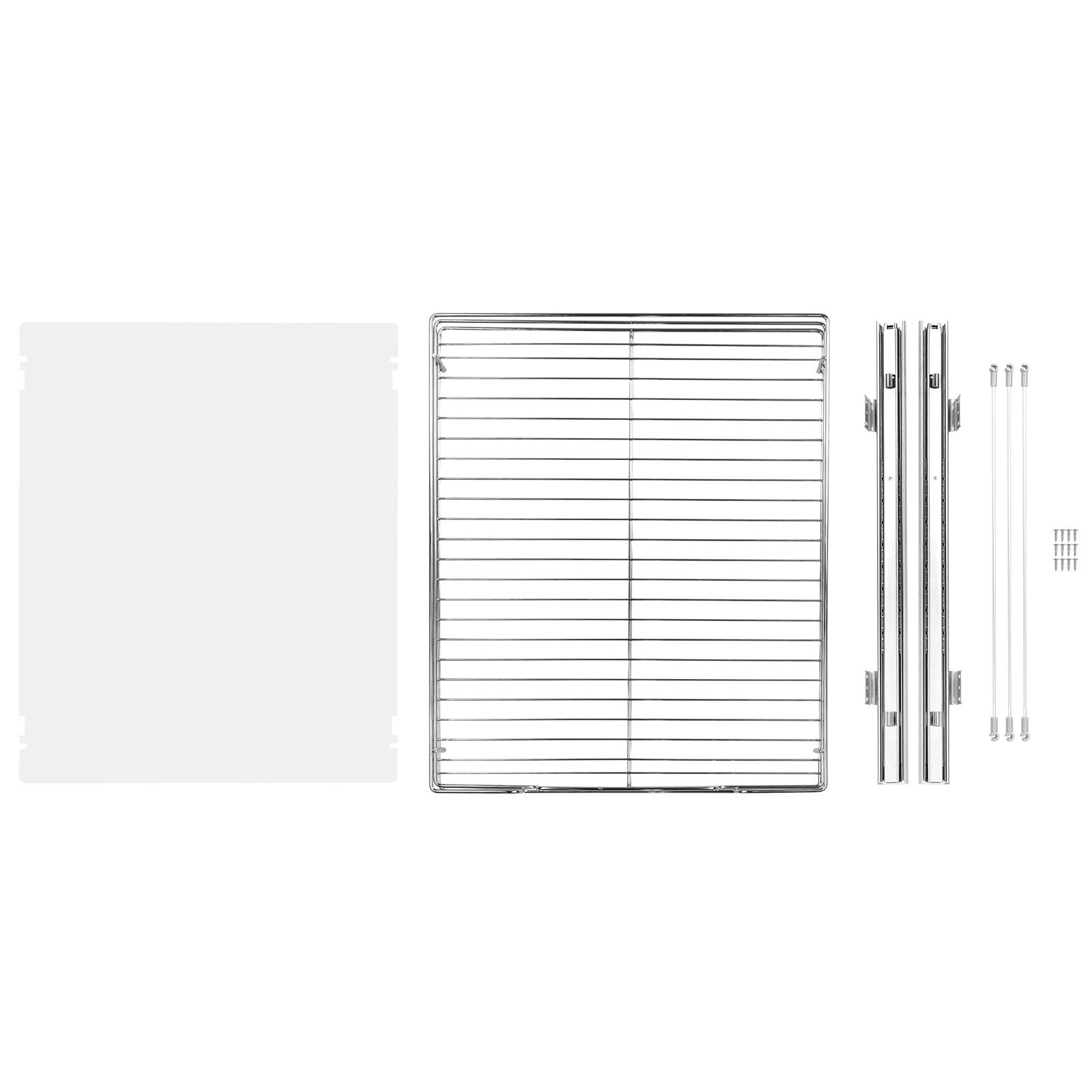 VEVOR 34x53 cm Pull Out Cabinet Organizer, Heavy Duty Slide Out Pantry Shelves, Chrome-Plated Steel Roll Out Drawers, Sliding Drawer Storage for Home, Inside Kitchen Cabinet, Bathroom, Under Sink 9