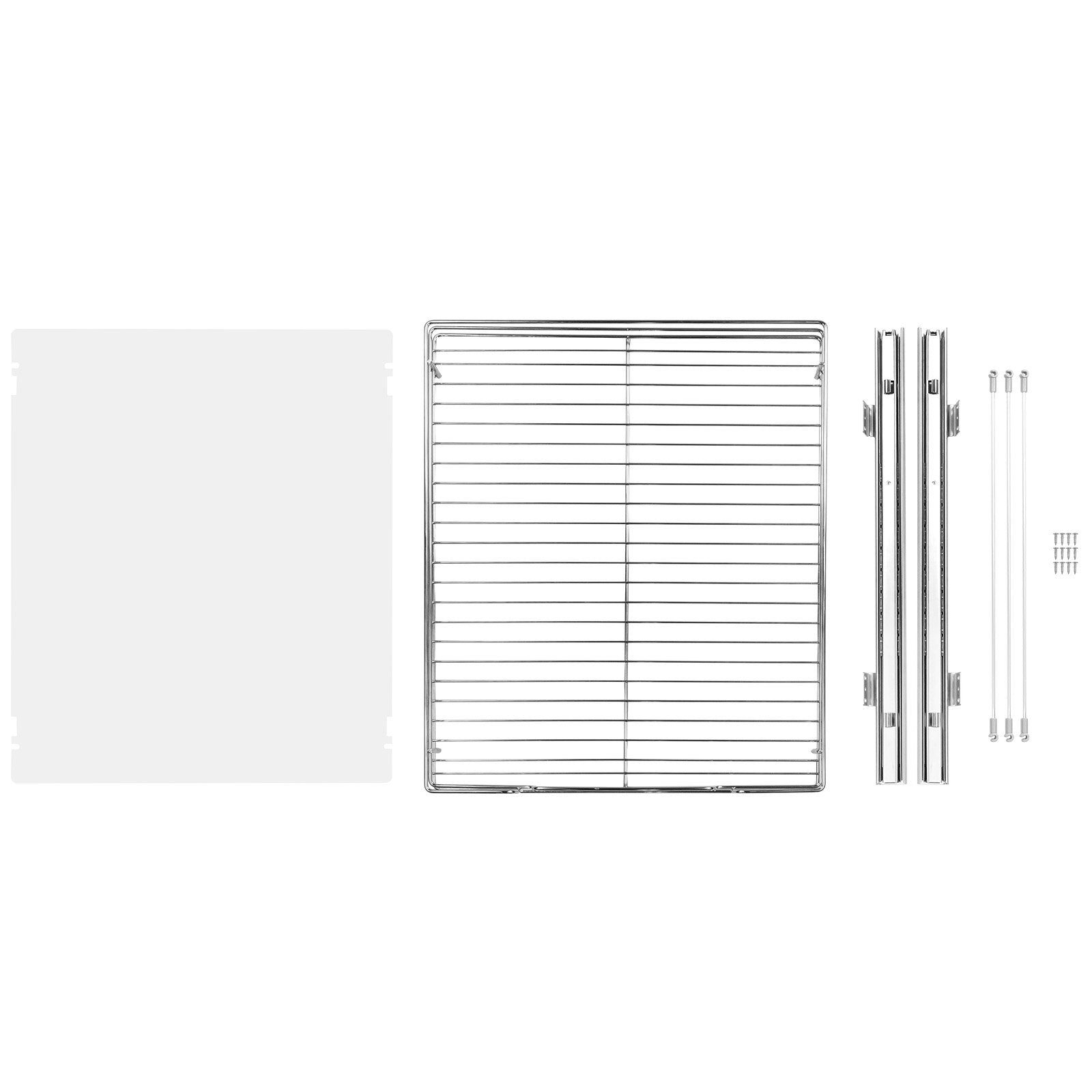 VEVOR 18.5"Wx21"Dx3.5"H Pull Out Cabinet Organizer, Heavy Duty Slide Out Pantry Shelves, Steel Roll Out Drawers, Sliding Drawer Storage for Home Under Sink, 20"Wx22"Dx7"H Install Size for Cabinet 9