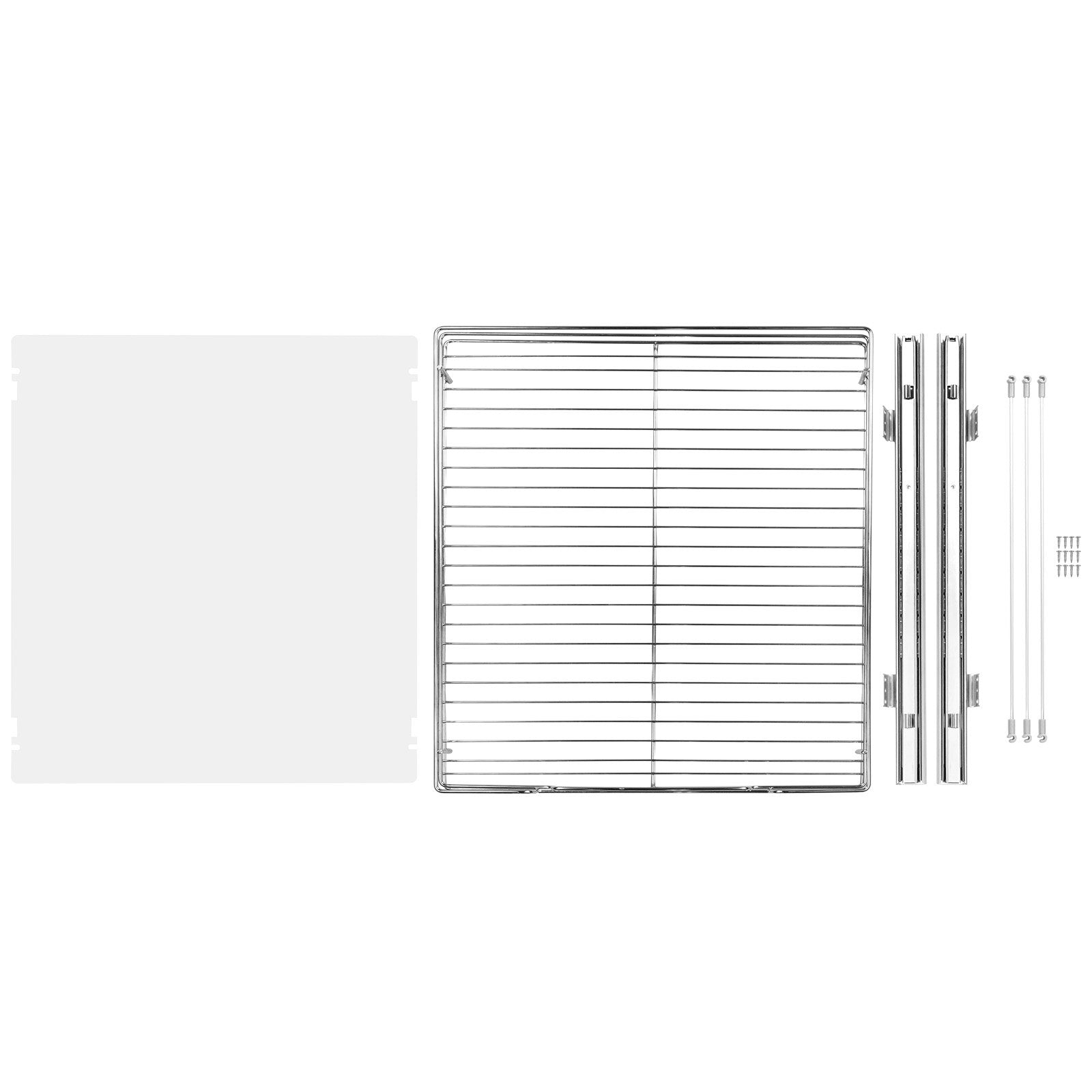 VEVOR Pull Out Cabinet Under Sink Organizer 20 x 21 Inch Wire Drawer Basket 9