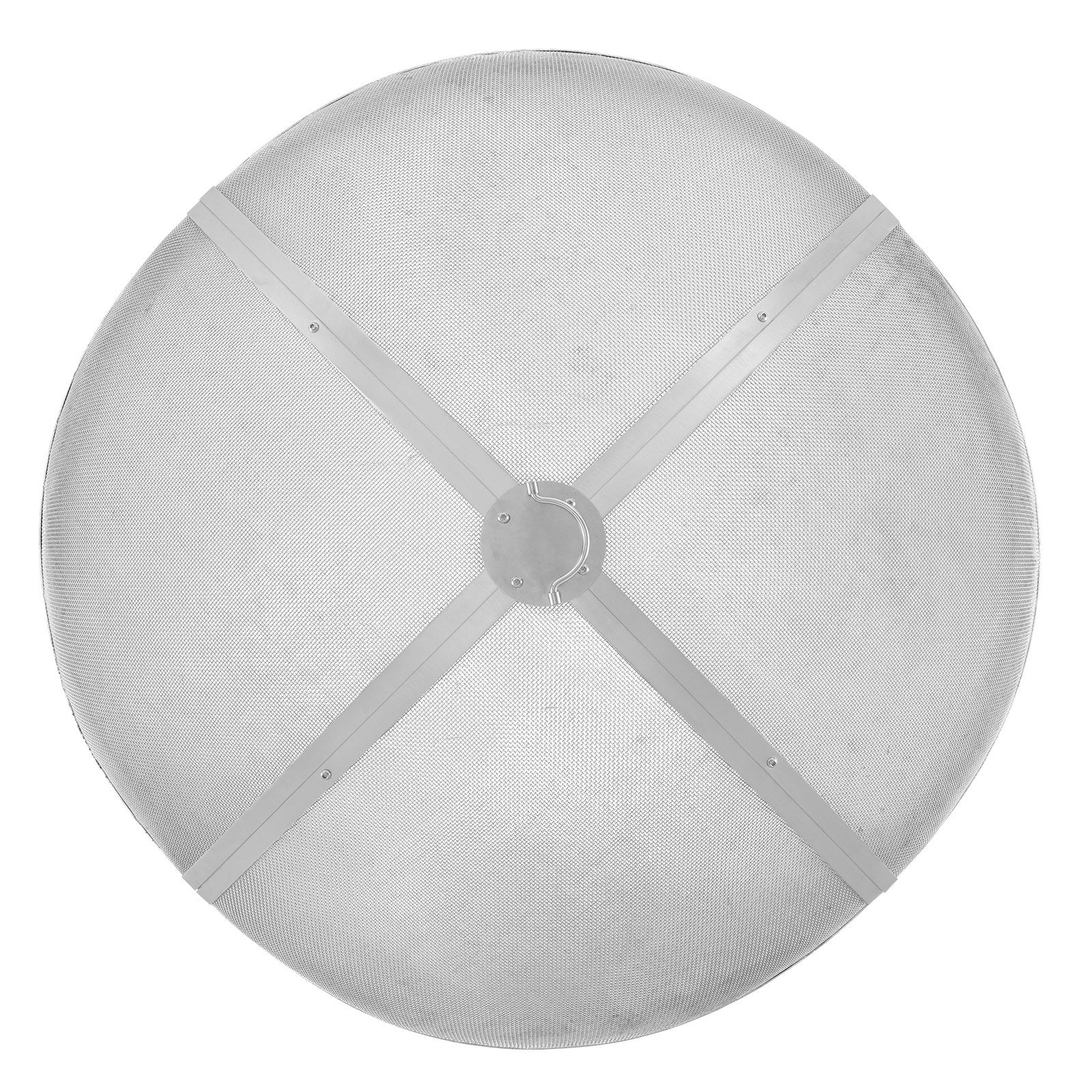 VEVOR Fire Pit Spark Screen Round 36", Reinforced Heavy Duty Steel Metal Cover, Outdoor Firepit Lid, Easy-Opening Top Screen Covers Round with Ring Handle for Outdoor Patio Fire Pits Backyard 11