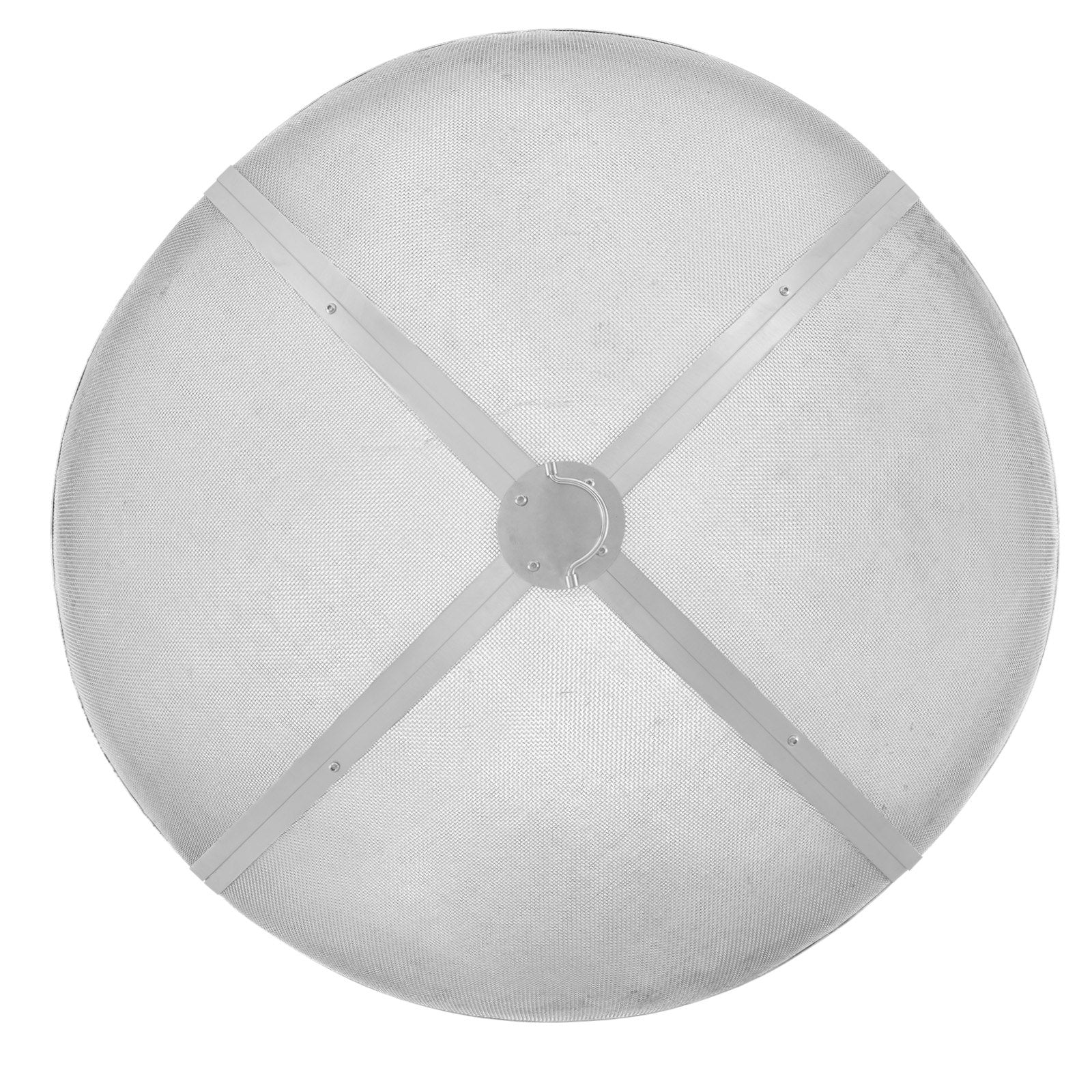 VEVOR Fire Pit Spark Screen Round 40", Reinforced Heavy Duty Steel Metal Cover, Outdoor Firepit Lid, Easy-Opening Top Screen Covers Round with Ring Handle for Outdoor Patio Fire Pits Backyard 11