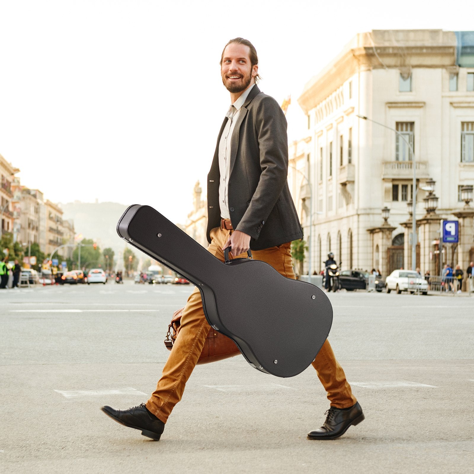 VEVOR Acoustic Guitar Hard Case 1100 mm With Lock Key And for Acoustic Guitar 8