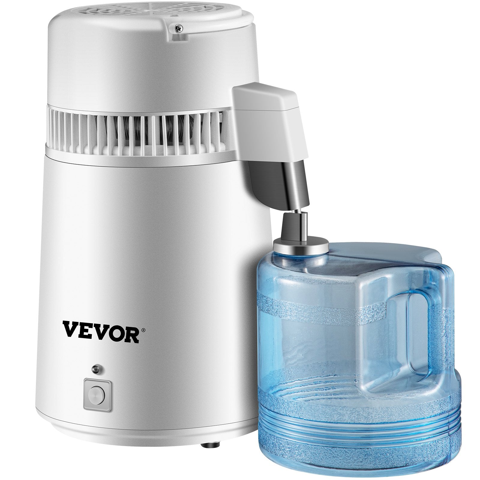 VEVOR Water Distiller Purifier Pure Water Distiller Filters Water Distillation 4L Internal Stainless Steel with Collection Bottle 11