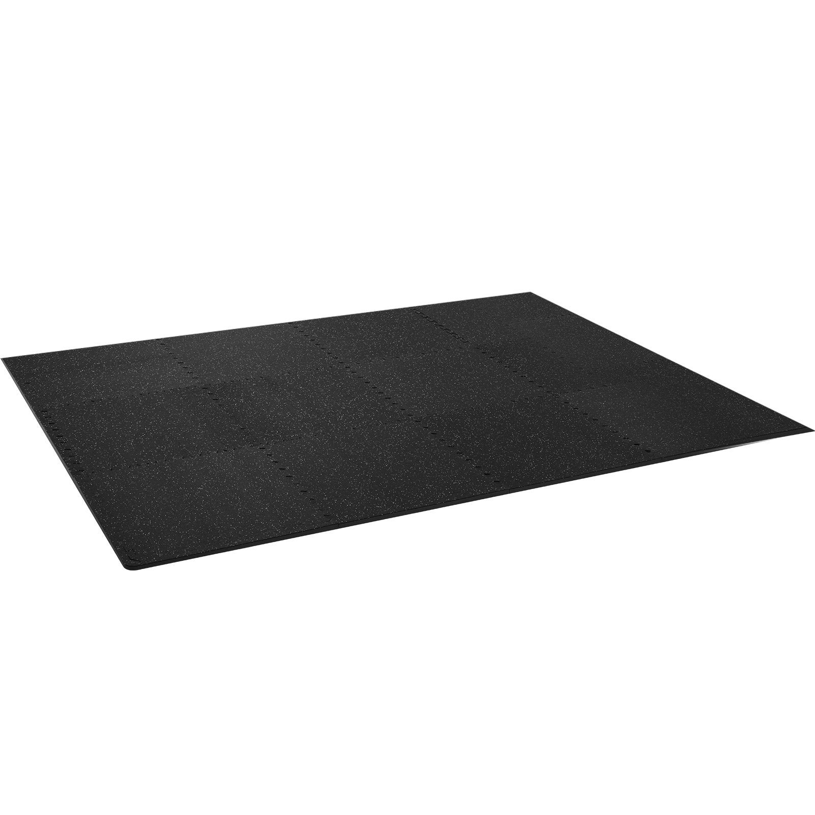 VEVOR 12 PCS 14 mm Thick Gym Floor Mats, 24" x 24" EVA Foam & Rubber Top Interlocking Workout Floor Mats with 4.5 m² Coverage, Waterproof Exercise Puzzle Flooring for Gym, Home, Garage, Basemen 10