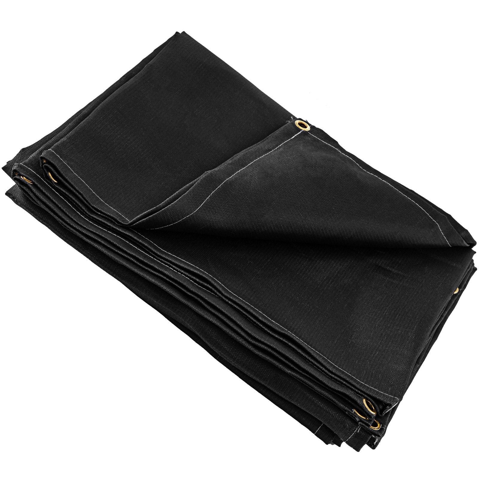 VEVOR 10 x 10 Ft Welding Blanket Black Fiberglass Blanket Portable Fiberglass Fire Retardant Blanket Welding Mat Welding Fireproof Thermal Resistant Insulation With Carry Bag 11