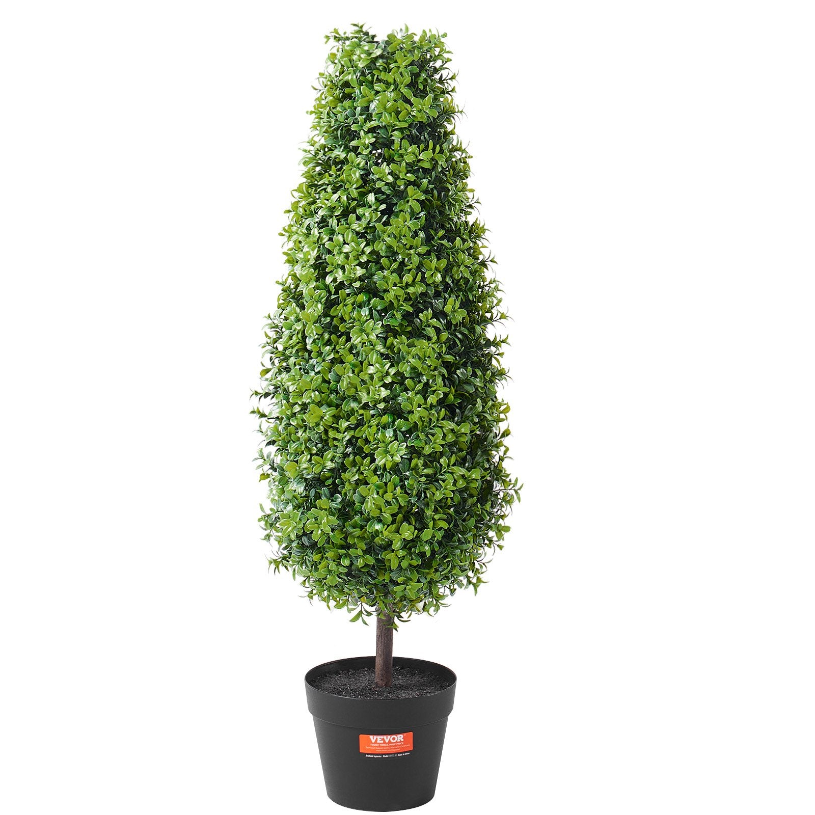 VEVOR 2 Pack 91.4cm Artificial Boxwood Topiary Tree Faux Plant UV Decor In/Outdoor 11