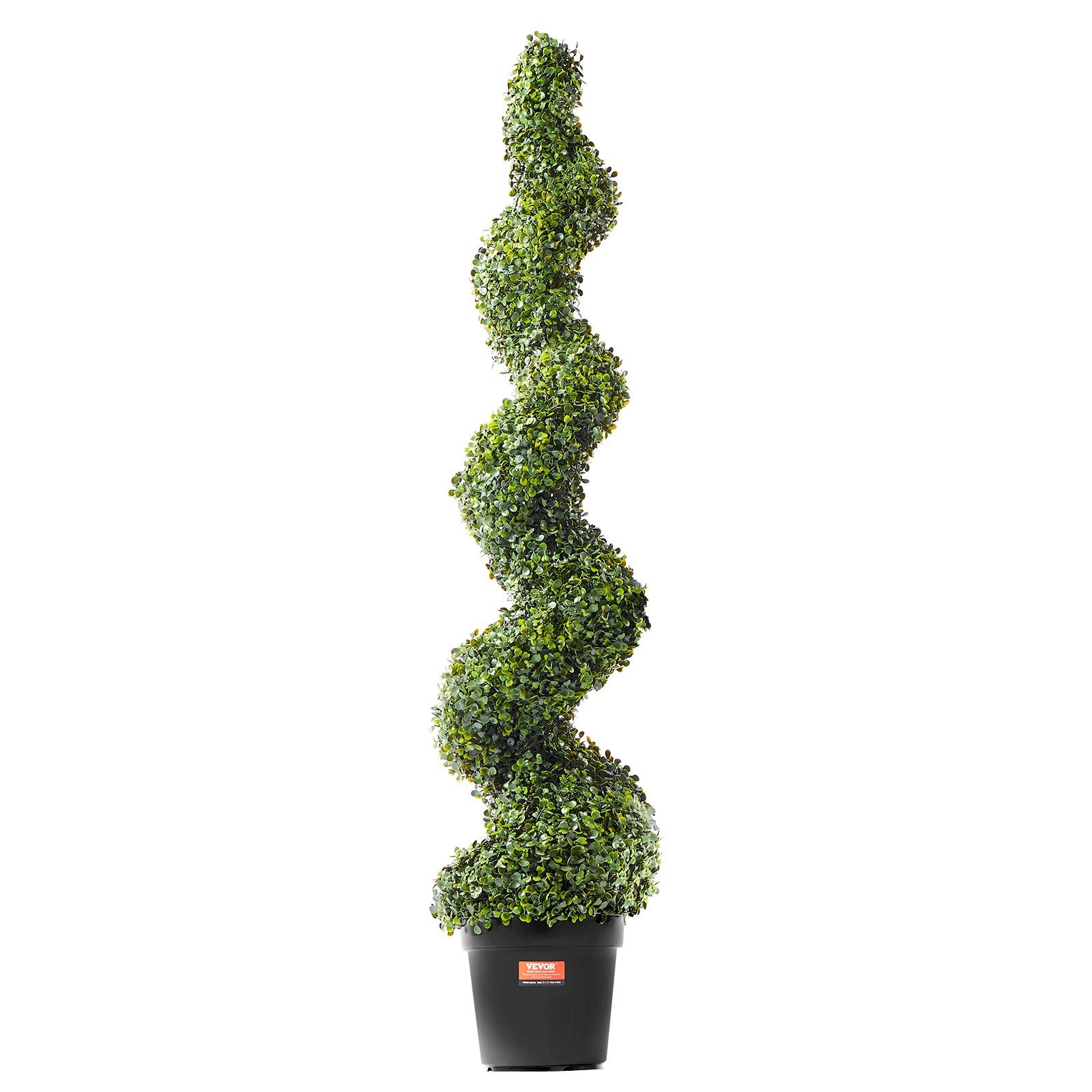 VEVOR 2 Pack 152.4cm Artificial Boxwood Topiary Tree Faux Plant UV Decor In/Outdoor 10