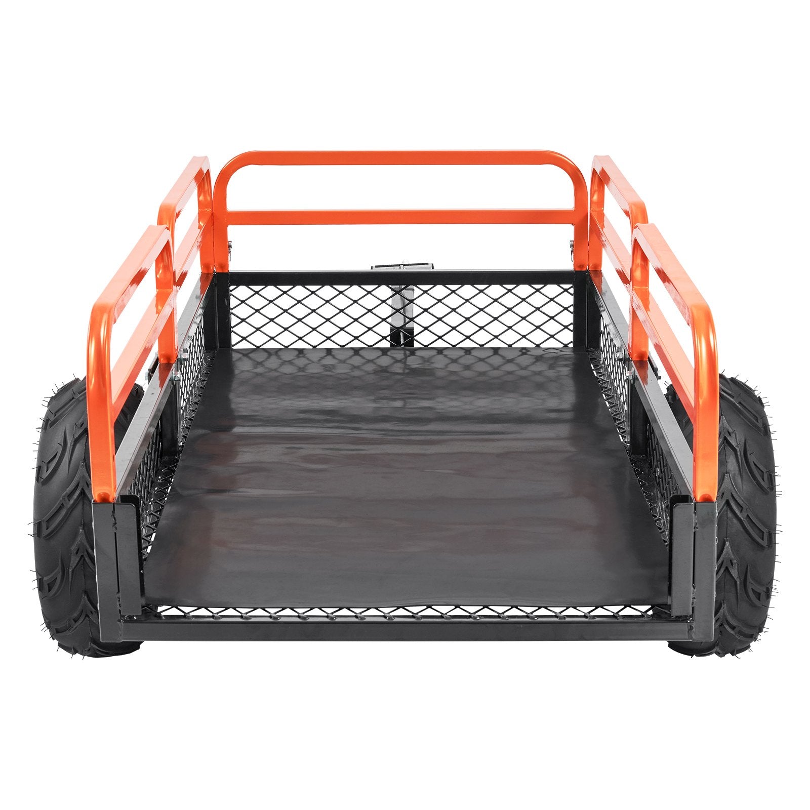 VEVOR Heavy Duty Steel ATV Dump Trailer, 1500-Pound Load Capacity 15 Cubic Feet, Tow Behind Dump Cart Garden Trailer, with Removable Sides and 2 Tires, for Mowers, Tractors, ATV, UTV 11