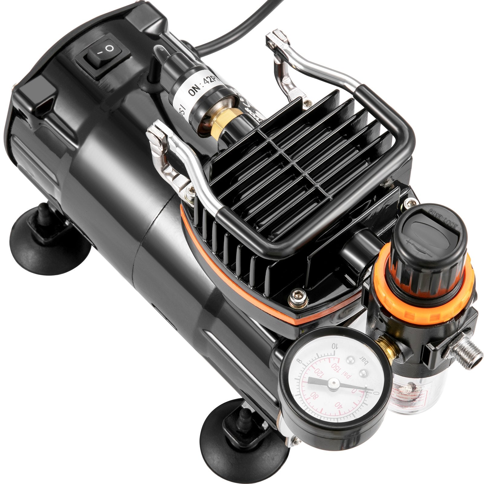 VEVOR Airbrush Kit Dual-action Airbrush Compressor Art Nail Tattoo Makeup Model 9