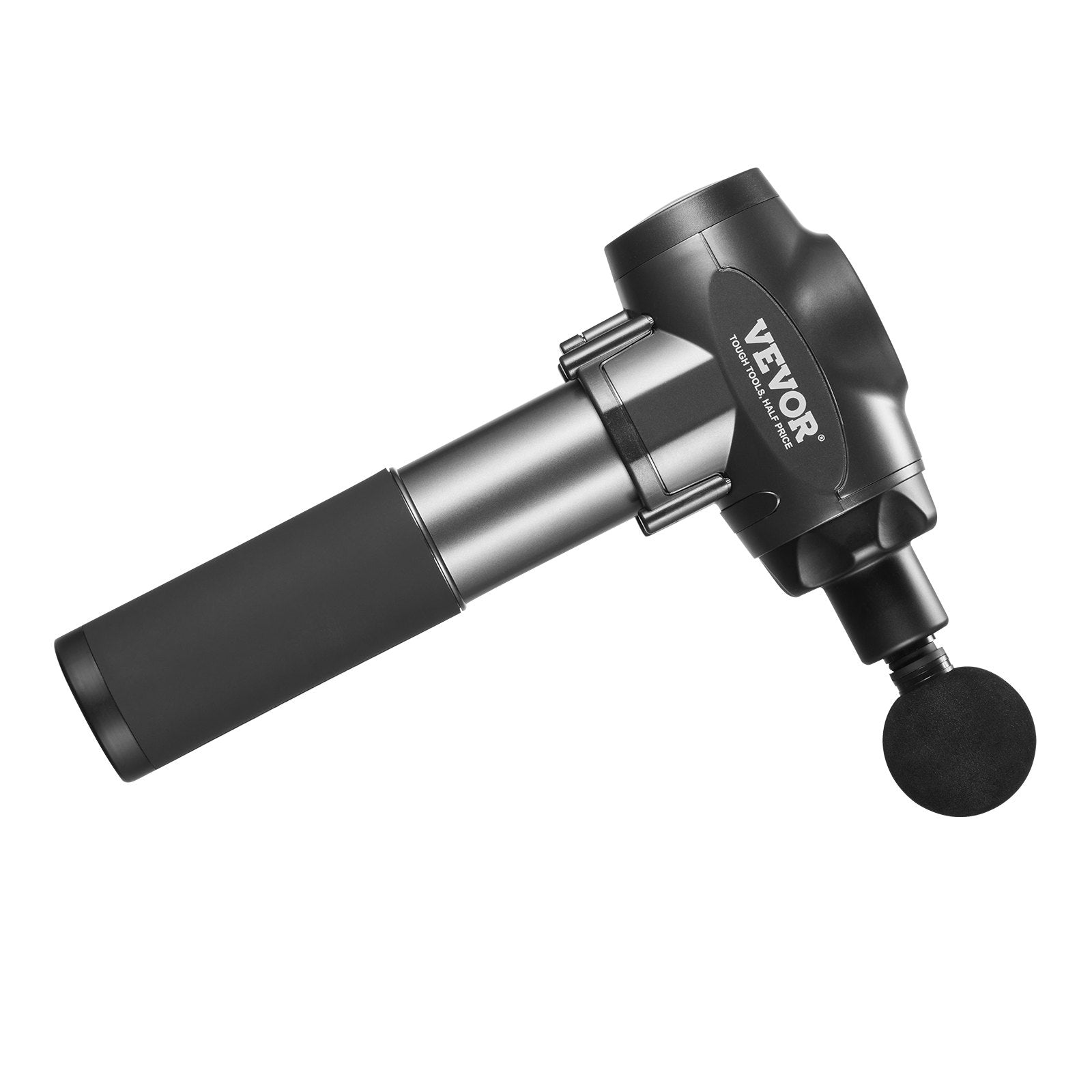 VEVOR Massage Gun Deep Tissue, Percussion Muscle Massager for Athletes - with 9 Speed Levels & 6 Massage Heads, 24V 2500mAh Batteries, Handheld Electric Massage Gun for Pain Relief, Muscle Relaxation 10