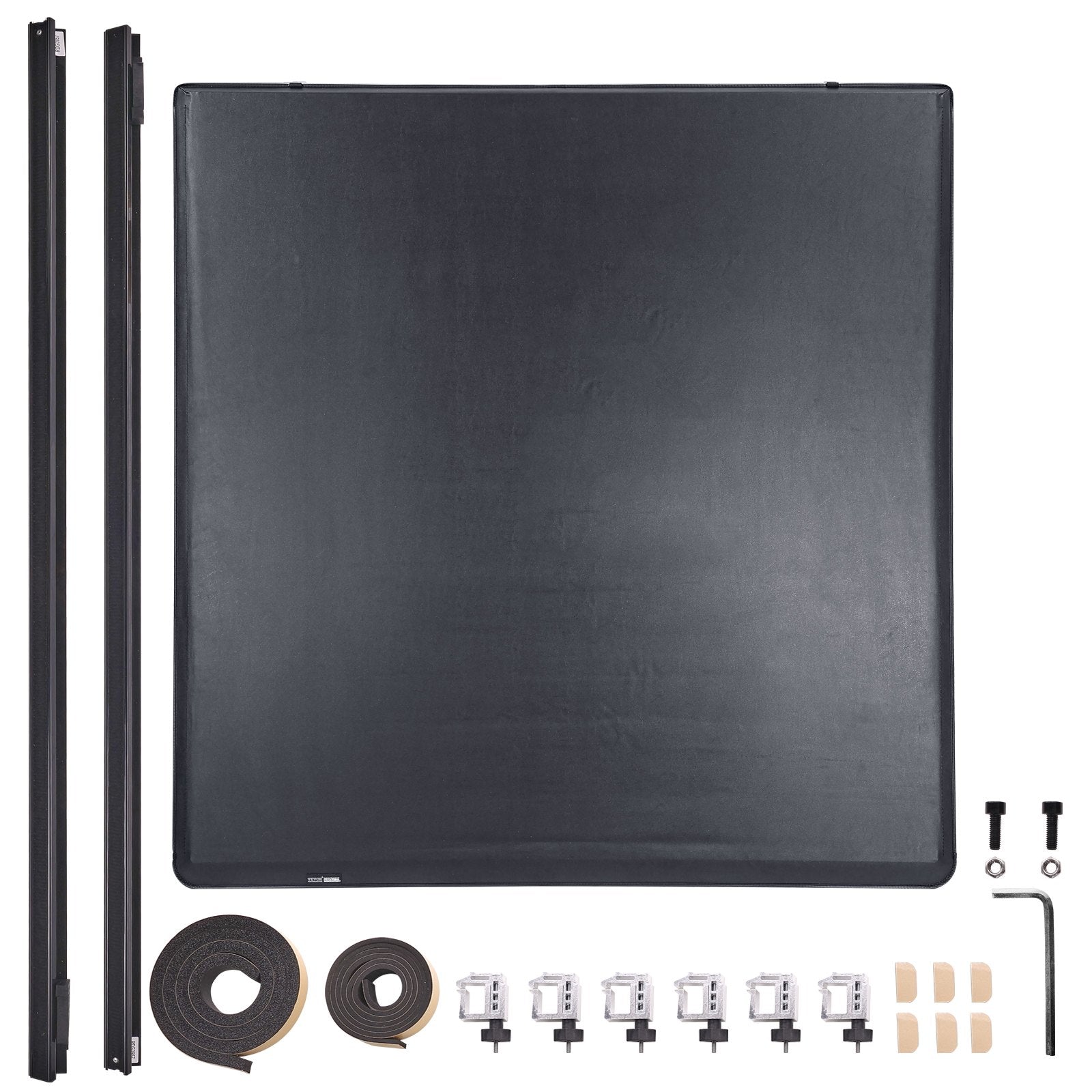 VEVOR Truck Bed Cover, Roll Up Truck Bed Tonneau Cover, Compatible with 2002-2018 Dodge Ram 1500, 2003-2024 2500 3500, 2019-2024 Classic, for 6.4 x 5.5 ft Bed, Soft PVC material, Roll Up Tonneau Cover 9