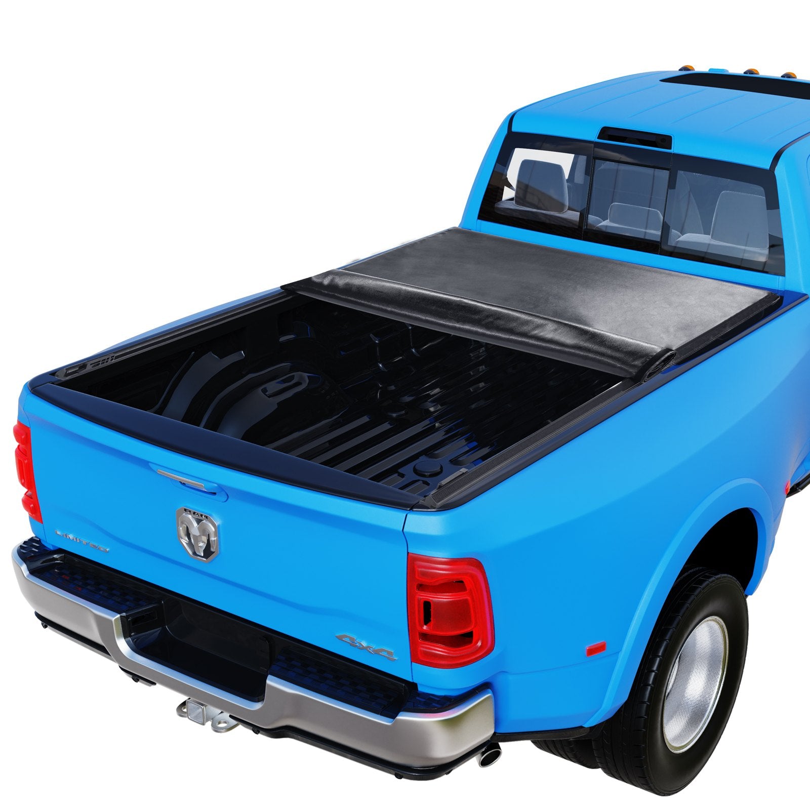 VEVOR Truck Bed Cover, Roll Up Truck Bed Tonneau Cover, Compatible with 2002-2018 Dodge Ram 1500, 2003-2024 2500 3500, 2019-2024 Classic, for 6.4 x 5.5 ft Bed, Soft PVC material, Roll Up Tonneau Cover 10