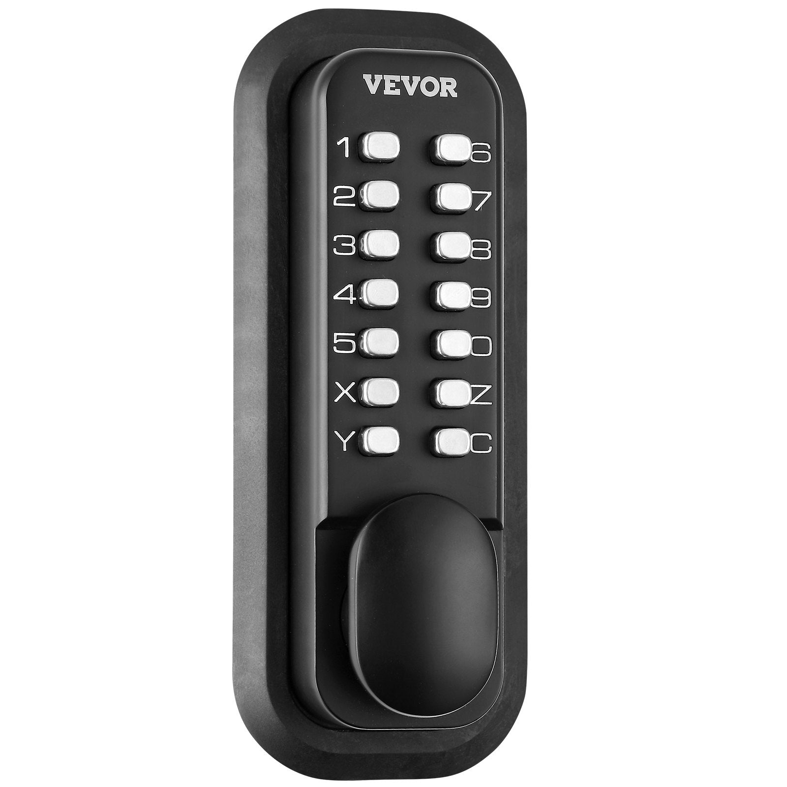 VEVOR Mechanical Keyless Entry Door Lock, 14 Digit Keypad, Water-proof Zinc Alloy, Outdoor Gate Door Locks Set with Surface-mounted Latch, Keypad and Knob, Easy to Install, for Garden, Garage, Yard 11